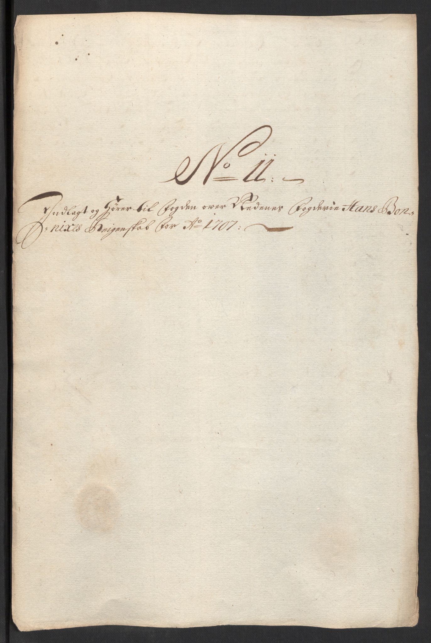 Rentekammeret inntil 1814, Reviderte regnskaper, Fogderegnskap, AV/RA-EA-4092/R39/L2318: Fogderegnskap Nedenes, 1706-1709, p. 162