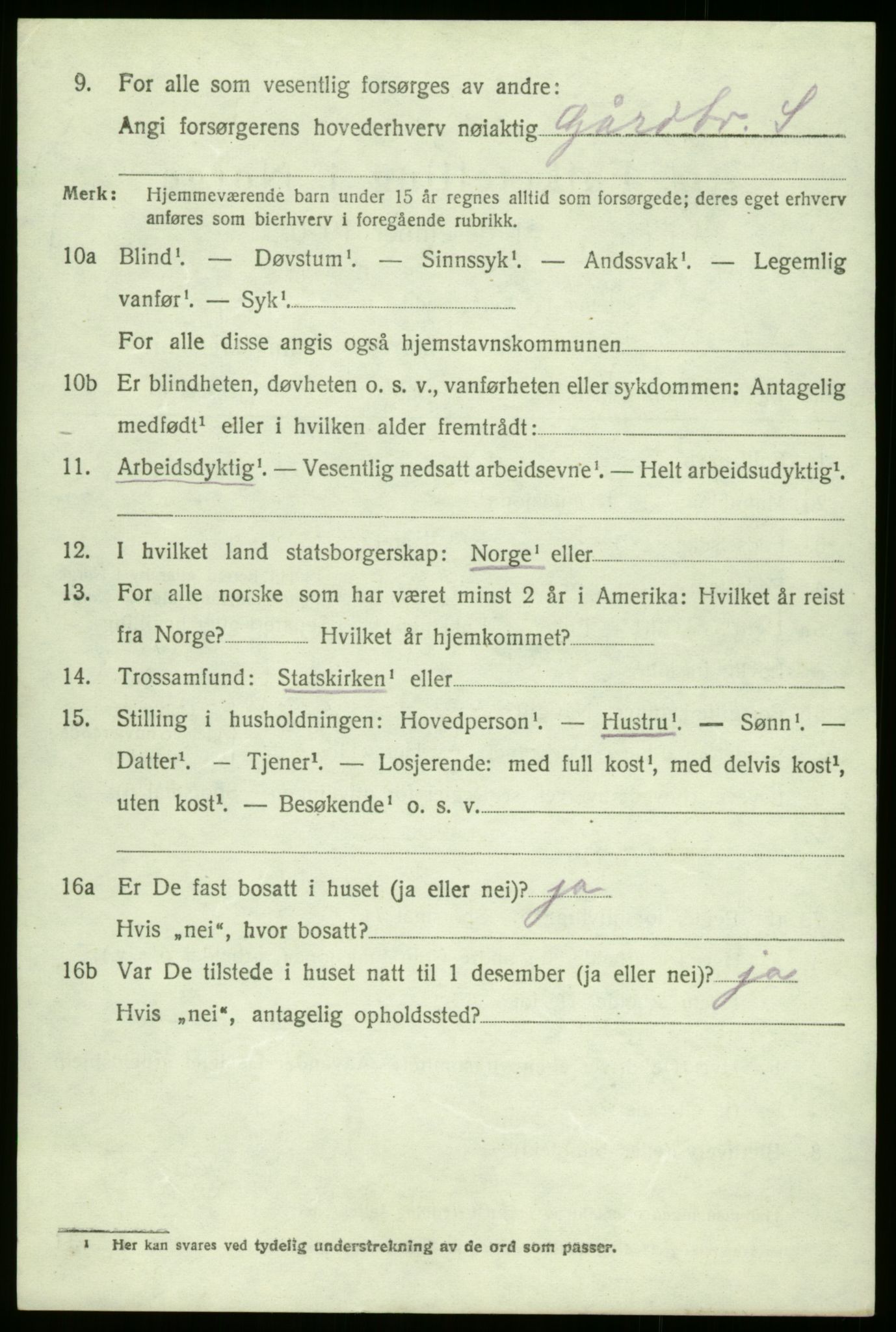 SAO, 1920 census for Borge, 1920, p. 2082