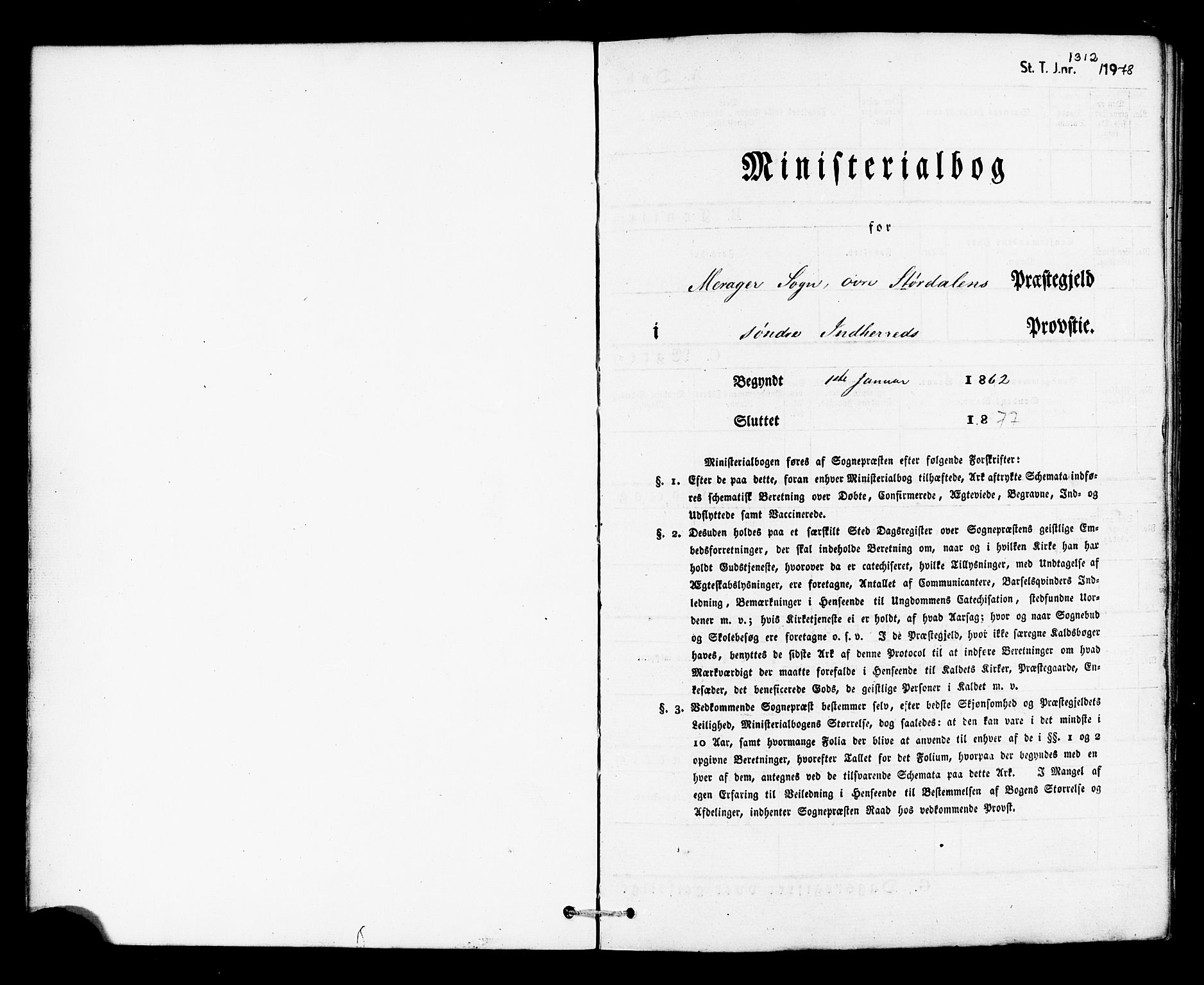Ministerialprotokoller, klokkerbøker og fødselsregistre - Nord-Trøndelag, SAT/A-1458/706/L0041: Parish register (official) no. 706A02, 1862-1877