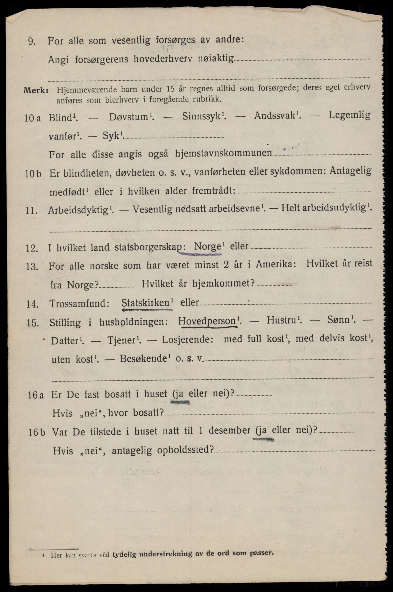 SAT, 1920 census for Trondheim, 1920, p. 52419