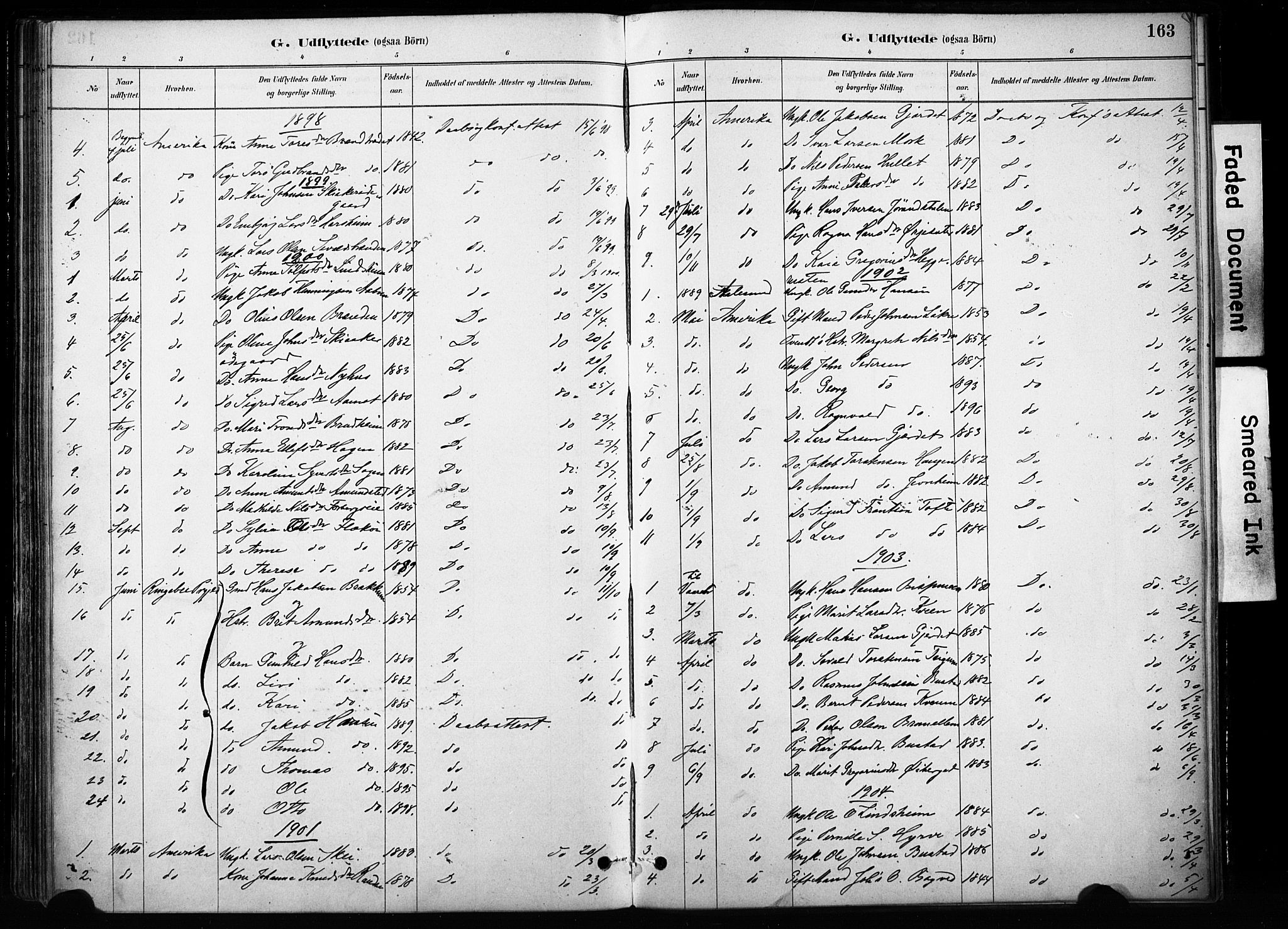 Skjåk prestekontor, AV/SAH-PREST-072/H/Ha/Haa/L0004: Parish register (official) no. 4, 1880-1904, p. 163