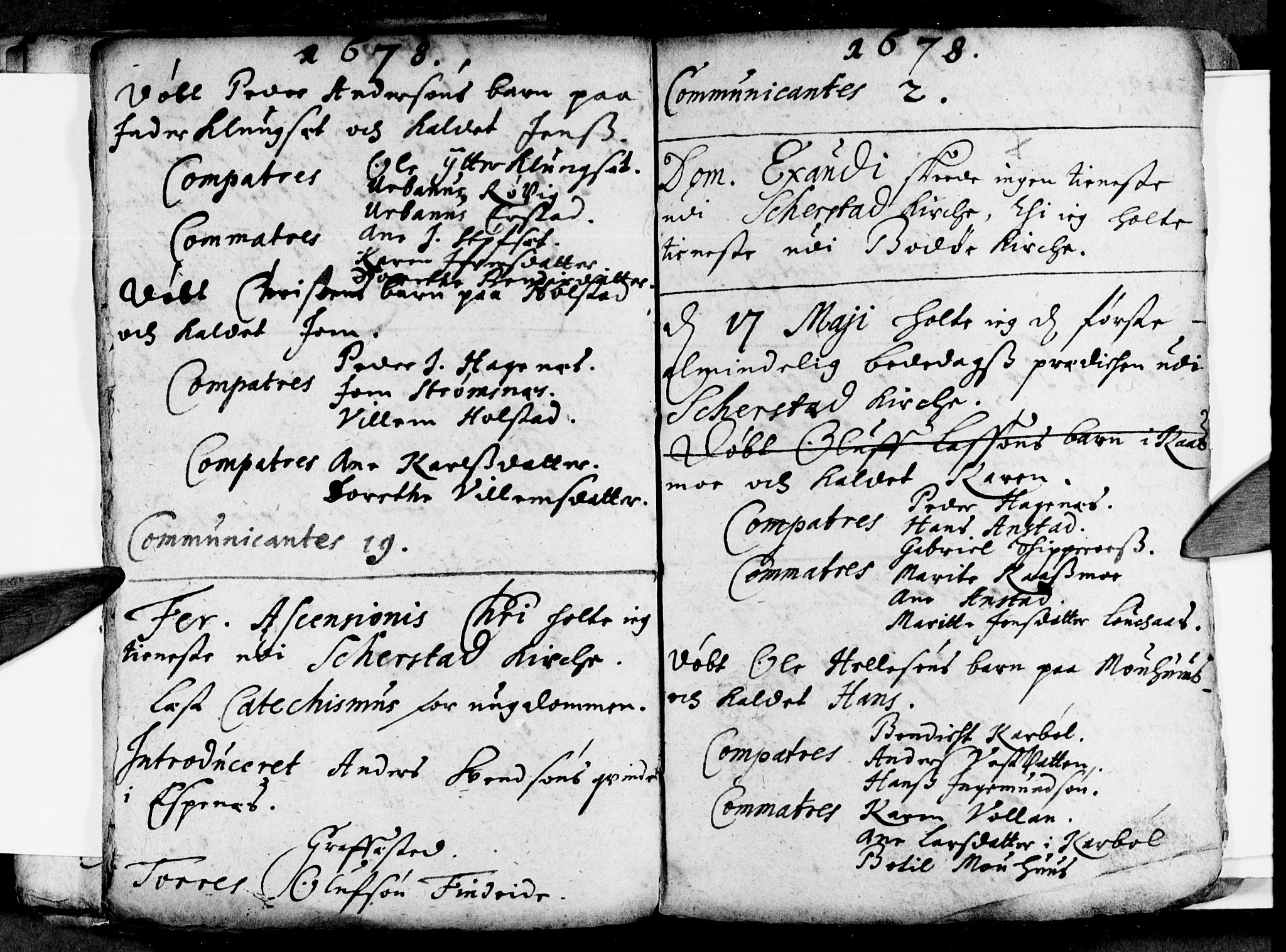 Ministerialprotokoller, klokkerbøker og fødselsregistre - Nordland, AV/SAT-A-1459/852/L0731: Parish register (official) no. 852A01, 1672-1678