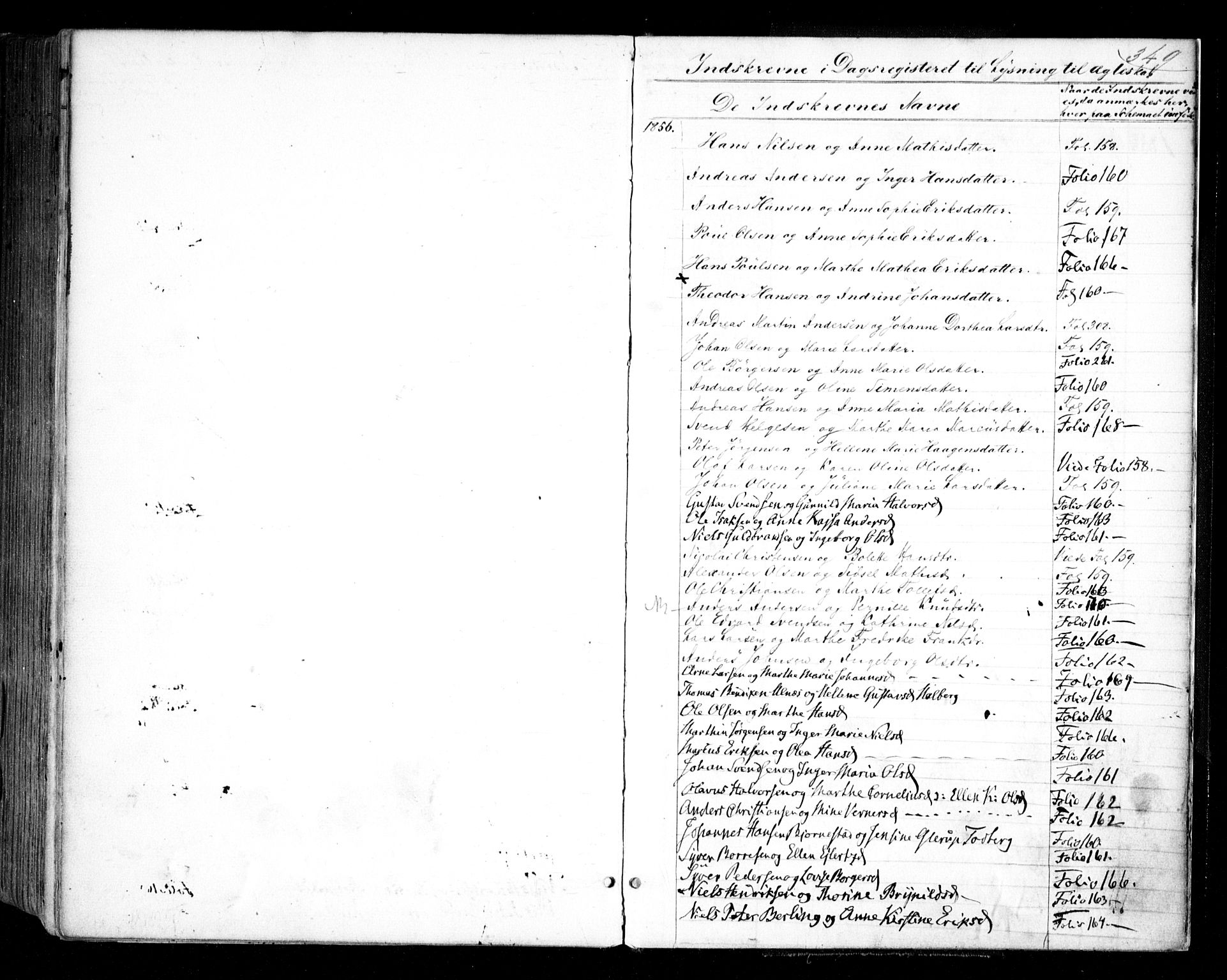 Tune prestekontor Kirkebøker, AV/SAO-A-2007/F/Fa/L0012: Parish register (official) no. 12, 1856-1859, p. 349