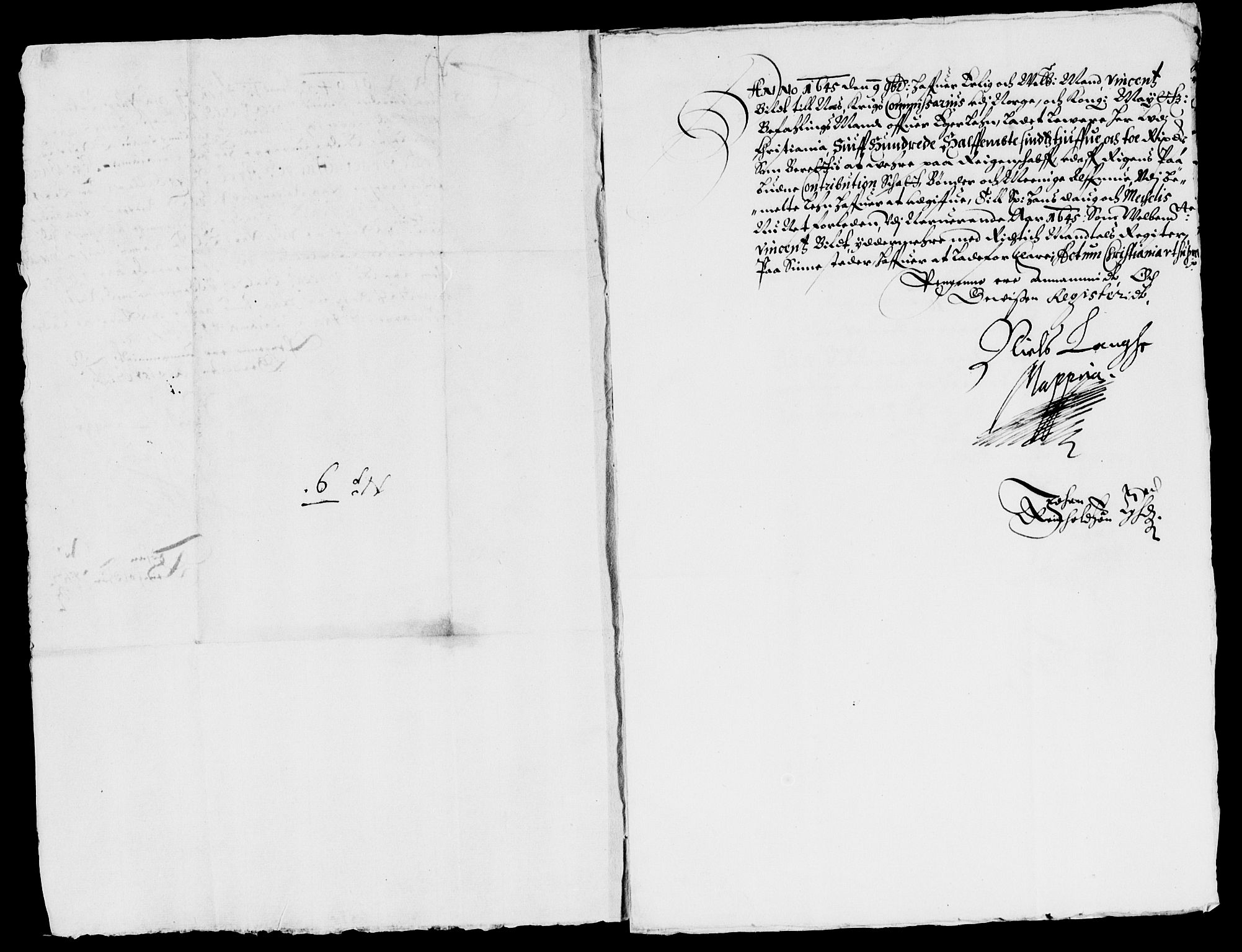 Rentekammeret inntil 1814, Reviderte regnskaper, Lensregnskaper, AV/RA-EA-5023/R/Rb/Rbm/L0008: Eiker len, 1643-1648