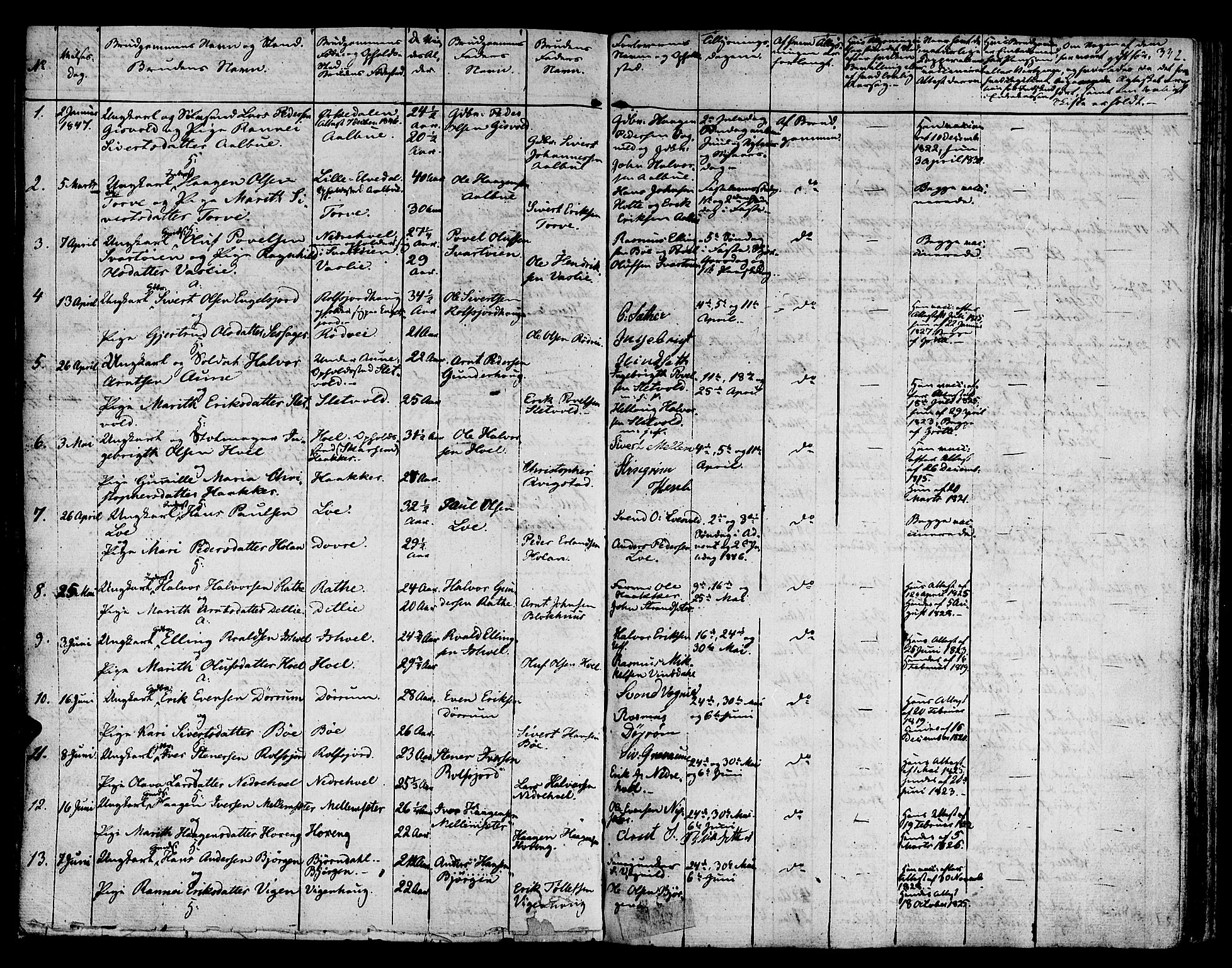 Ministerialprotokoller, klokkerbøker og fødselsregistre - Sør-Trøndelag, SAT/A-1456/678/L0897: Parish register (official) no. 678A06-07, 1821-1847, p. 332