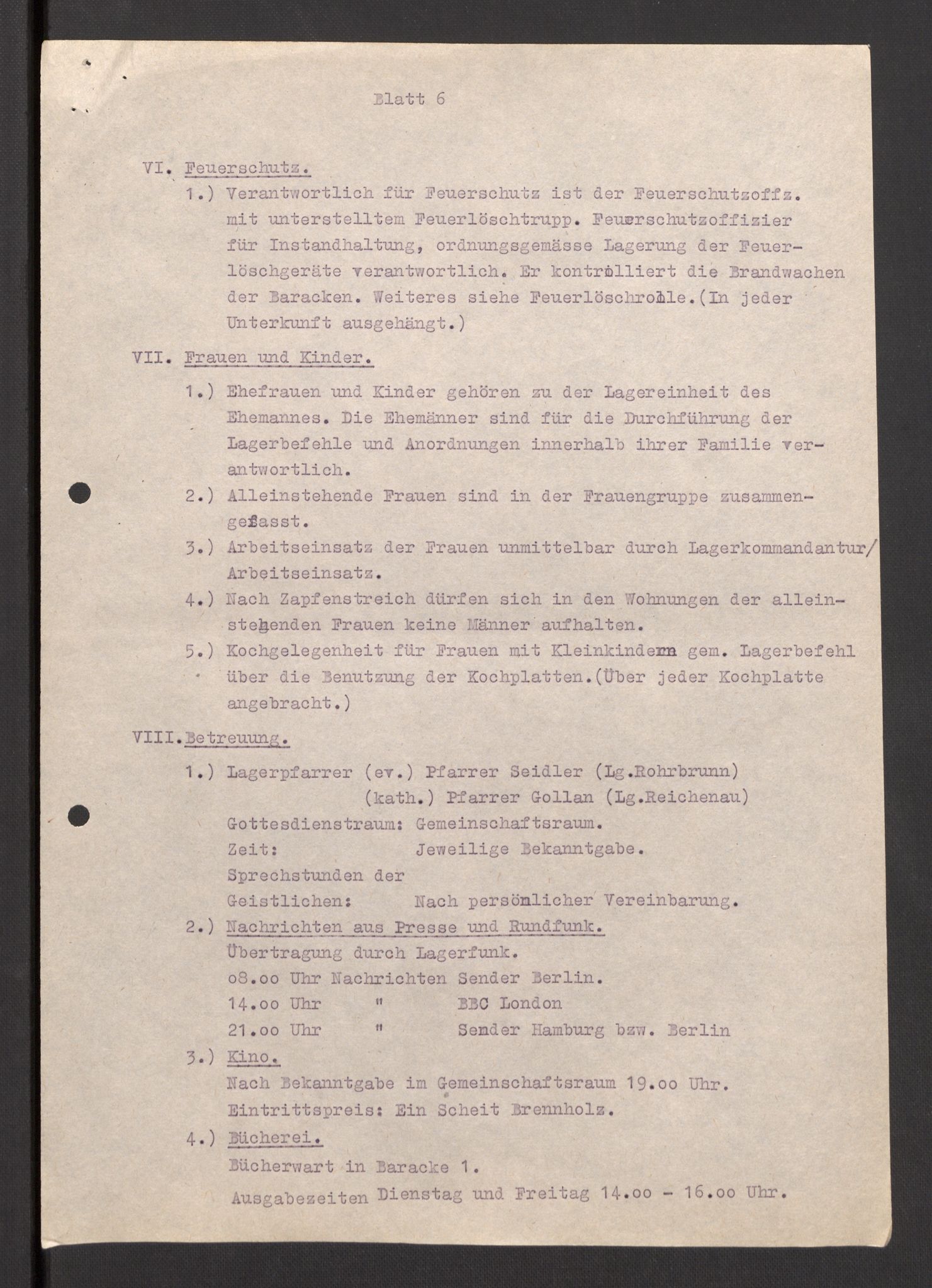 Deutscher Oberbefehlshaber Norwegen (DOBN), AV/RA-RAFA-2197/D/Dja/L0070/0001: DBO Abt. 1a / Lagerordnungen, 1946