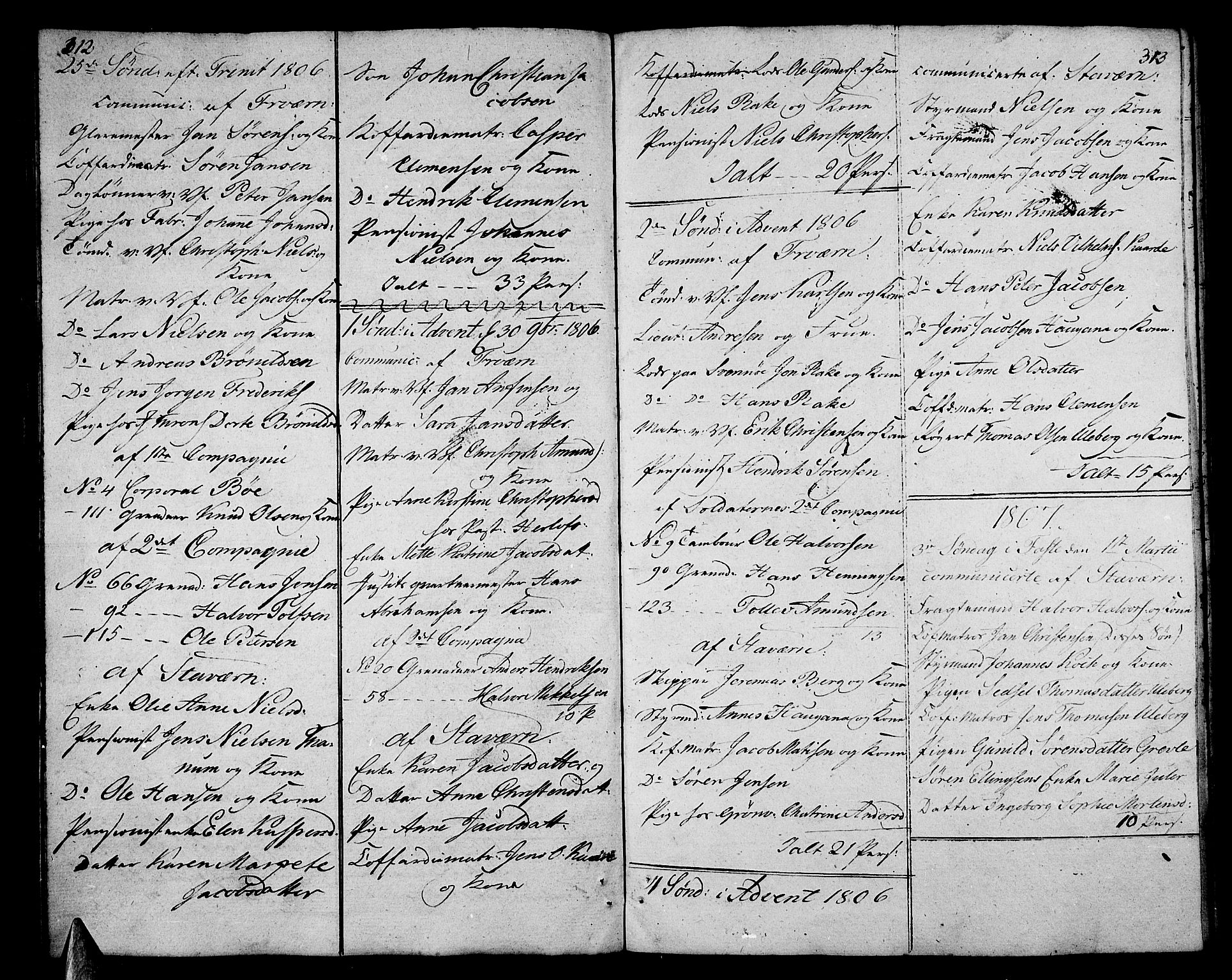 Stavern kirkebøker, SAKO/A-318/F/Fa/L0005: Parish register (official) no. 5, 1800-1816, p. 112-113