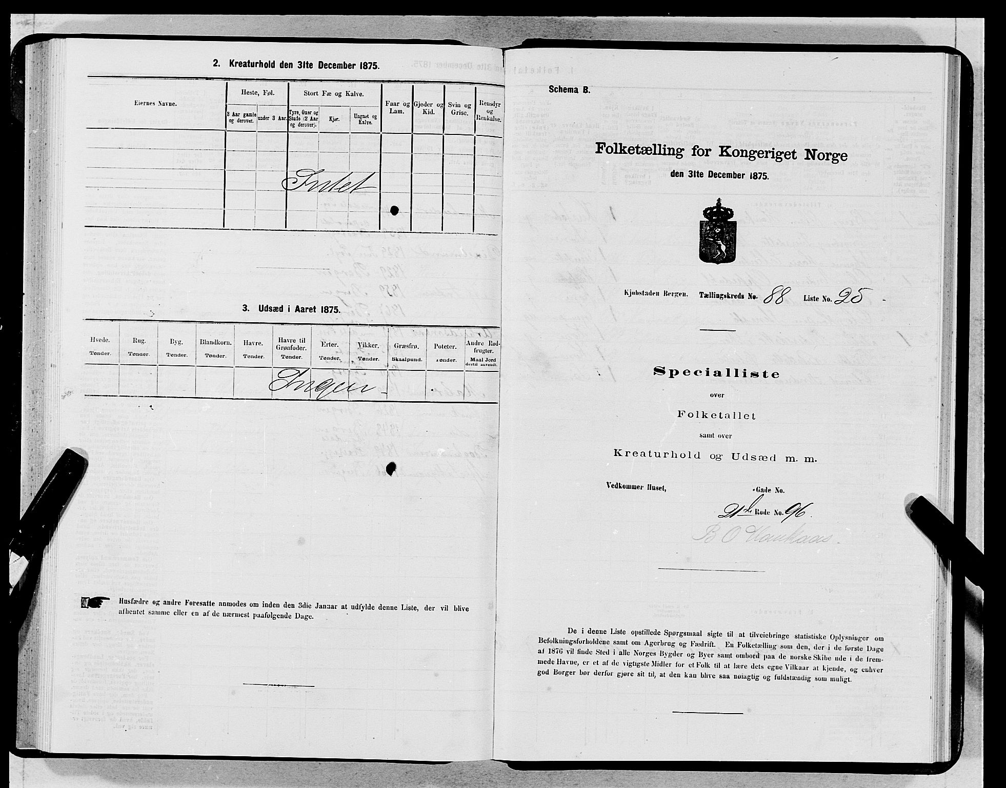 SAB, 1875 census for 1301 Bergen, 1875, p. 4768