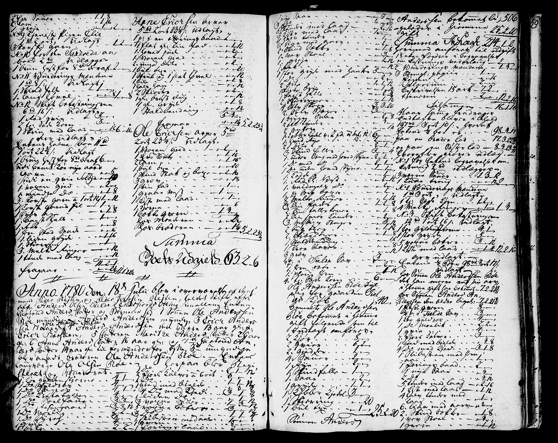 Romsdal sorenskriveri, SAT/A-4149/1/3/3A/L0010: Skifteprotokoll, 1774-1782, p. 505b-506a