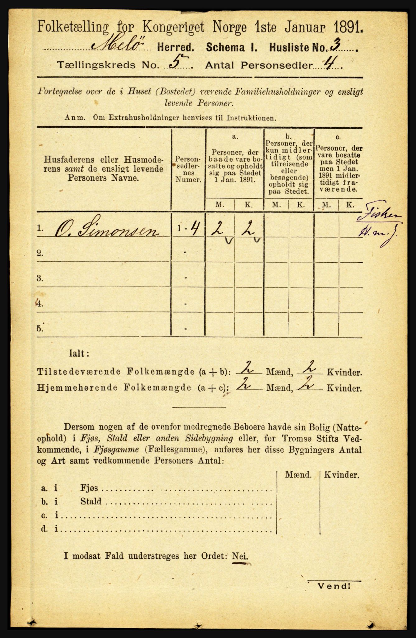 RA, 1891 census for 1837 Meløy, 1891, p. 1766