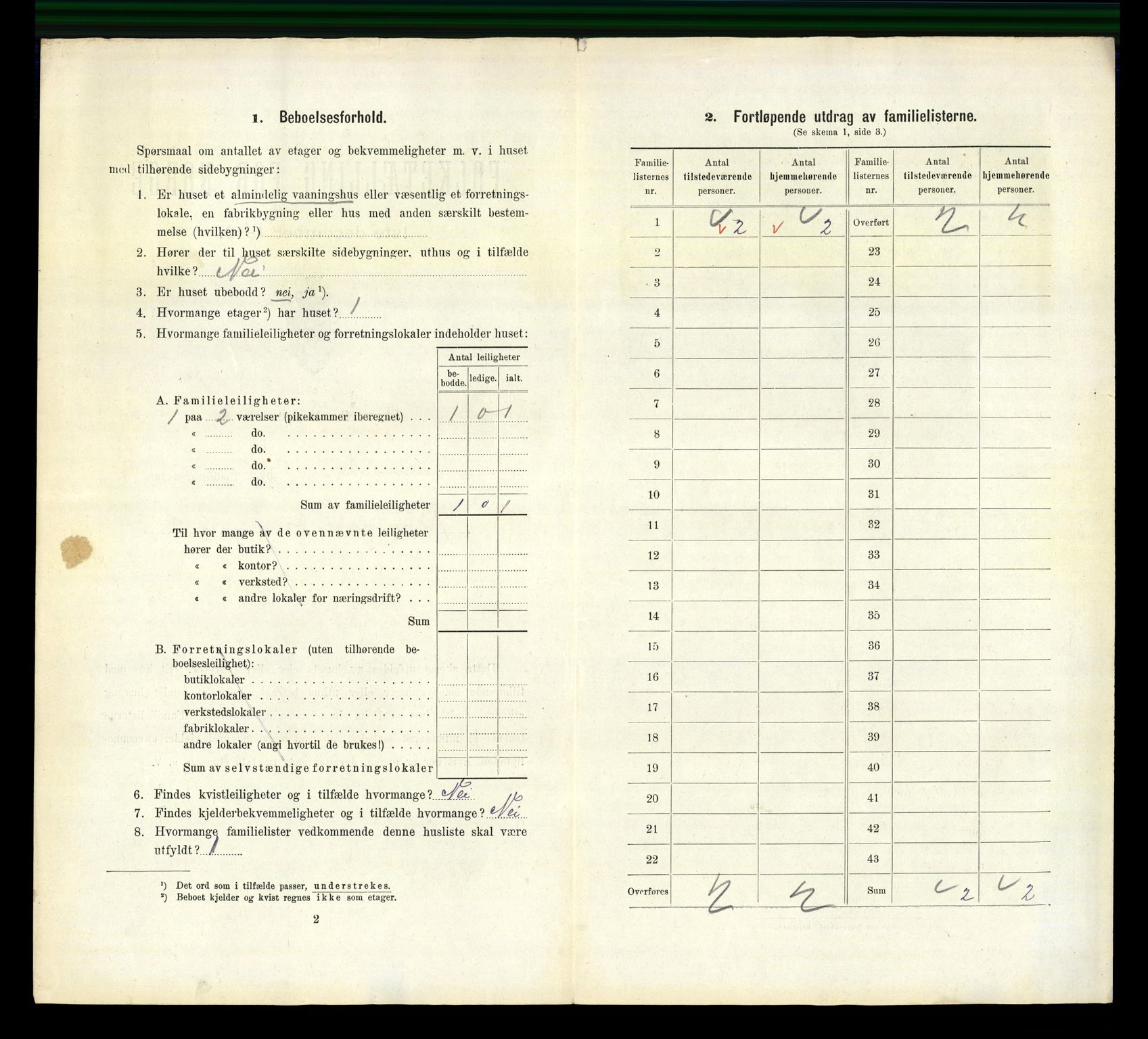 RA, 1910 census for Arendal, 1910, p. 2914