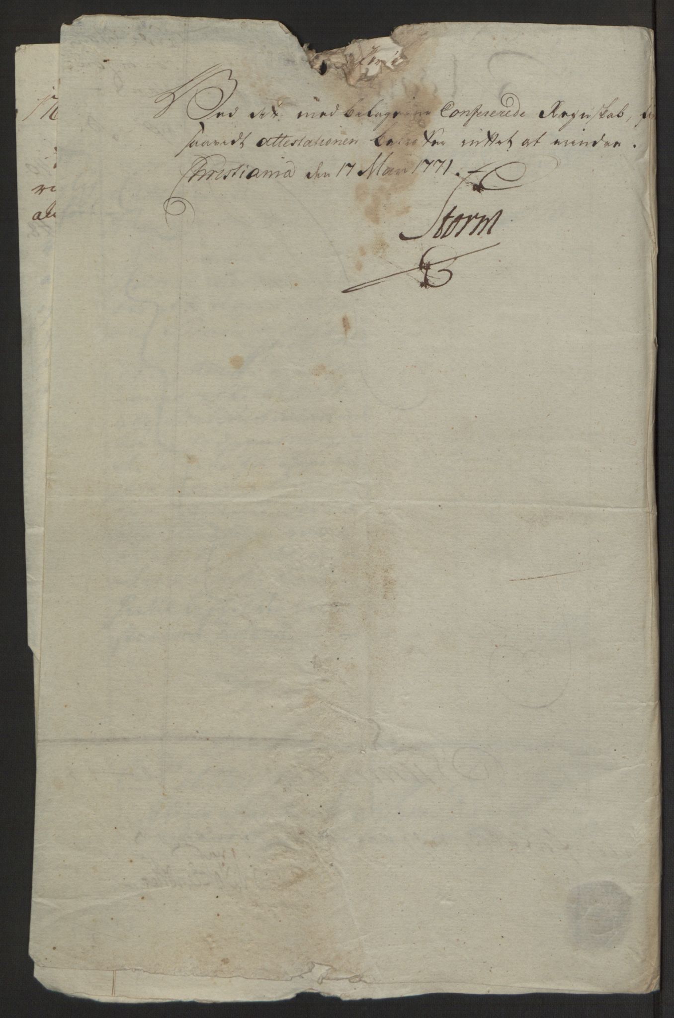 Rentekammeret inntil 1814, Reviderte regnskaper, Byregnskaper, AV/RA-EA-4066/R/Rh/L0162/0001: [H4] Kontribusjonsregnskap / Ekstraskatt, Tønsberg, 1762-1772, p. 183