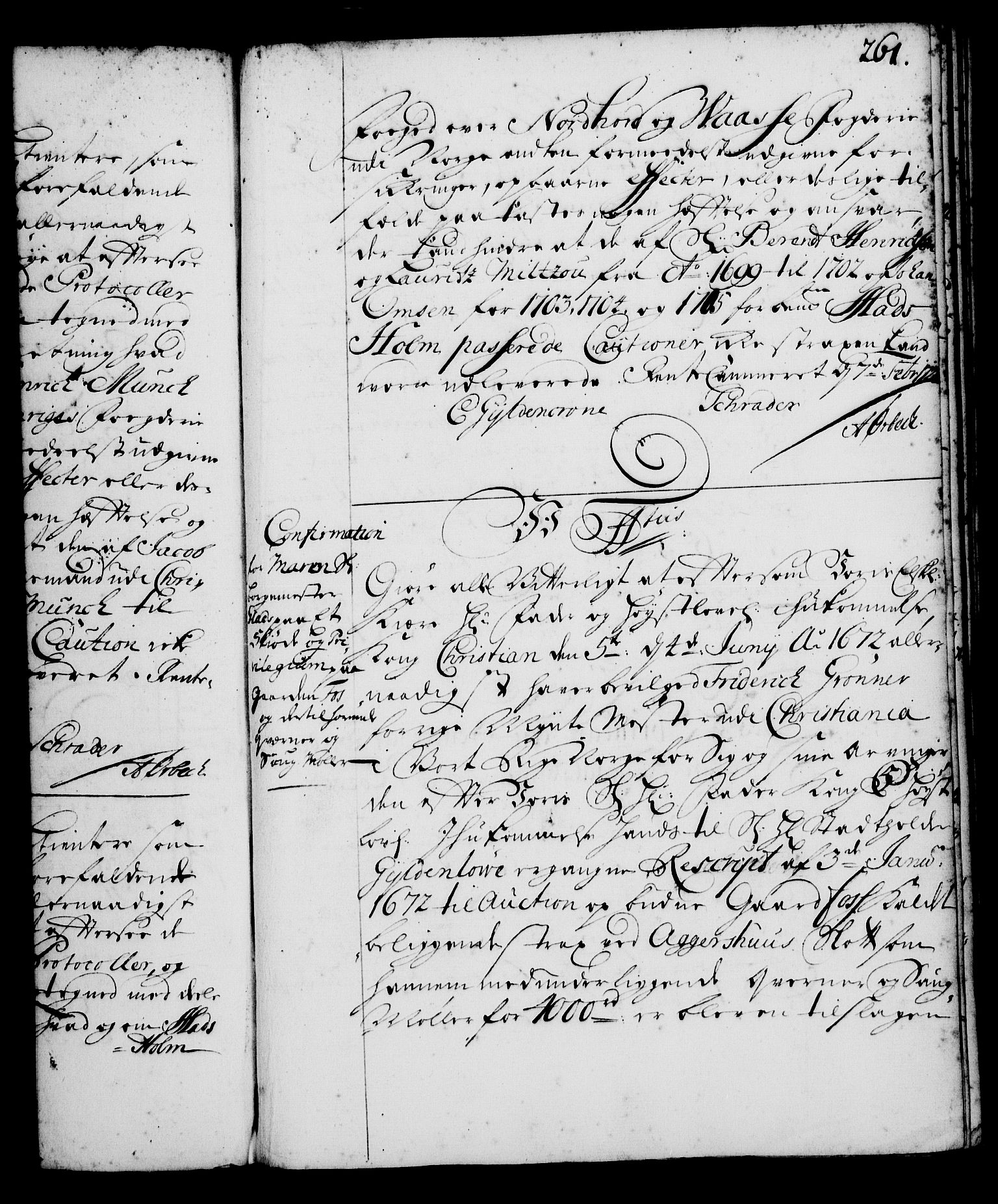 Rentekammeret, Kammerkanselliet, AV/RA-EA-3111/G/Gg/Gga/L0001: Norsk ekspedisjonsprotokoll med register (merket RK 53.1), 1720-1723, p. 261