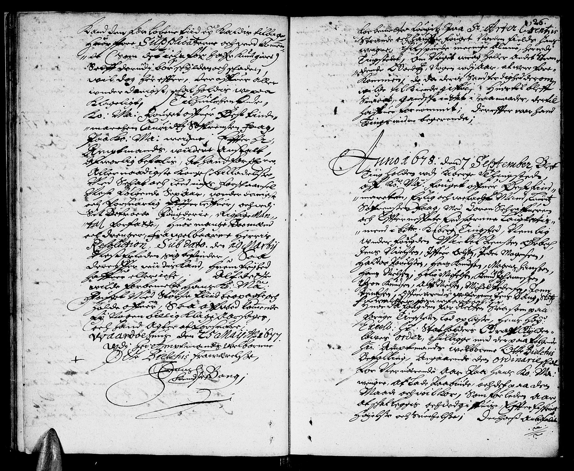 Finnmark sorenskriveri, AV/SATØ-S-0053/F/Fa/L0016: Justisprotokoller, 1678-1679, p. 25b-26a