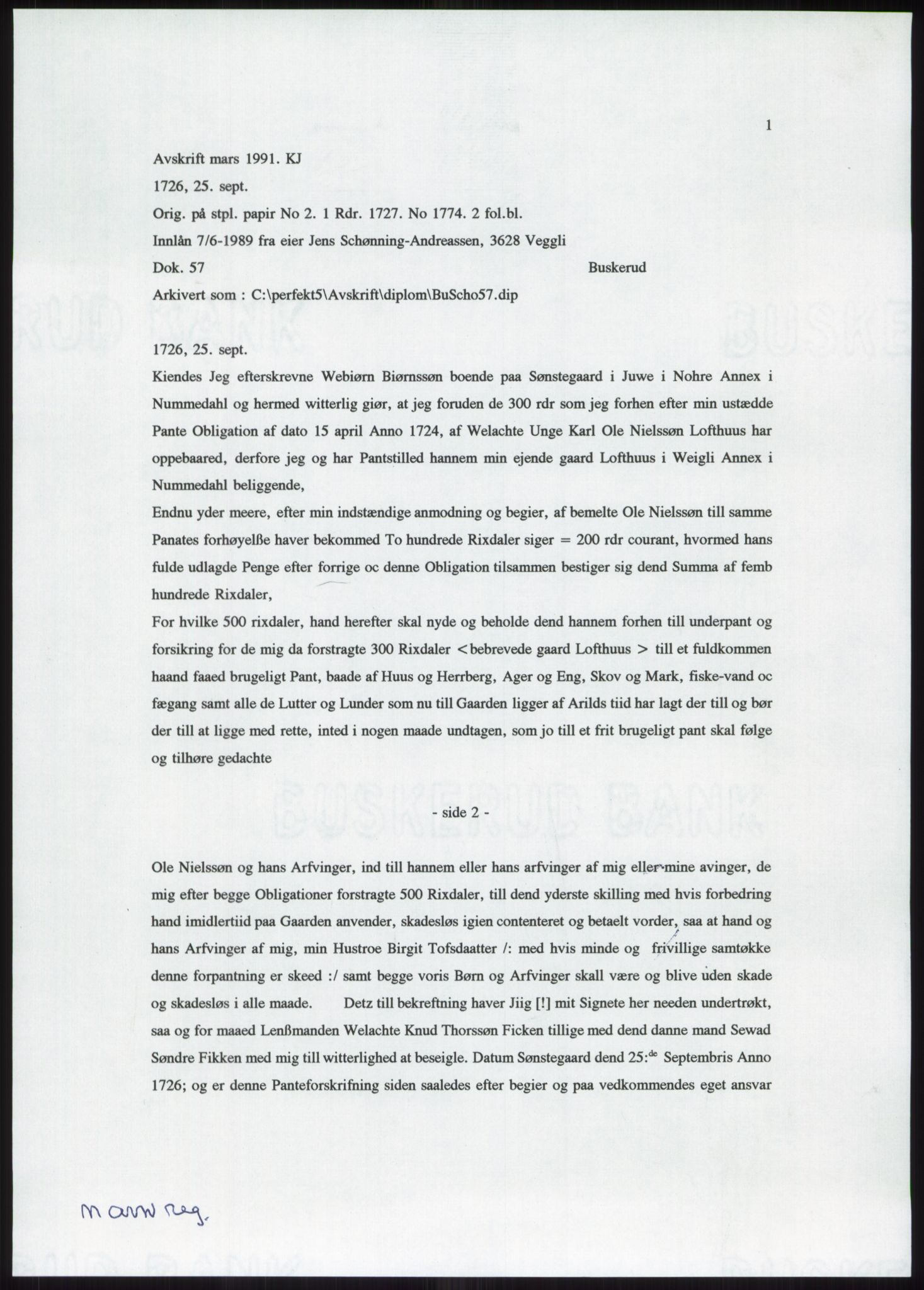 Samlinger til kildeutgivelse, Diplomavskriftsamlingen, AV/RA-EA-4053/H/Ha, p. 636