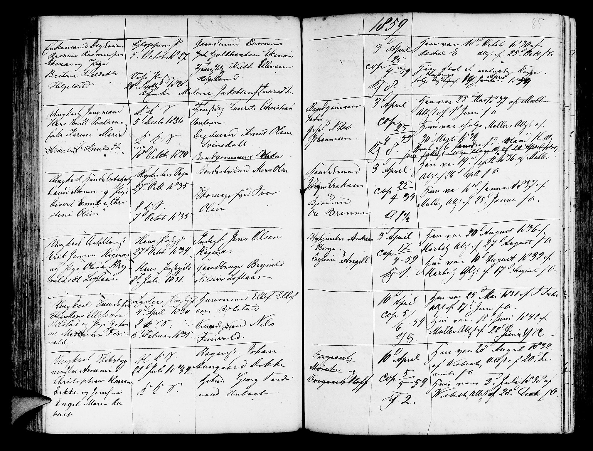 Korskirken sokneprestembete, AV/SAB-A-76101/H/Haa/L0009: Parish register (official) no. A 9, 1743-1861, p. 85