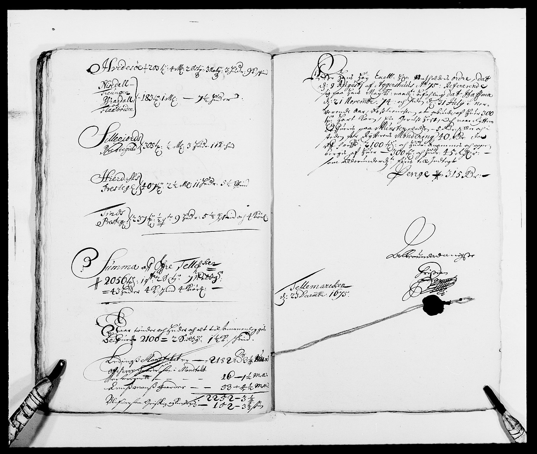Rentekammeret inntil 1814, Reviderte regnskaper, Fogderegnskap, AV/RA-EA-4092/R35/L2064: Fogderegnskap Øvre og Nedre Telemark, 1675, p. 37