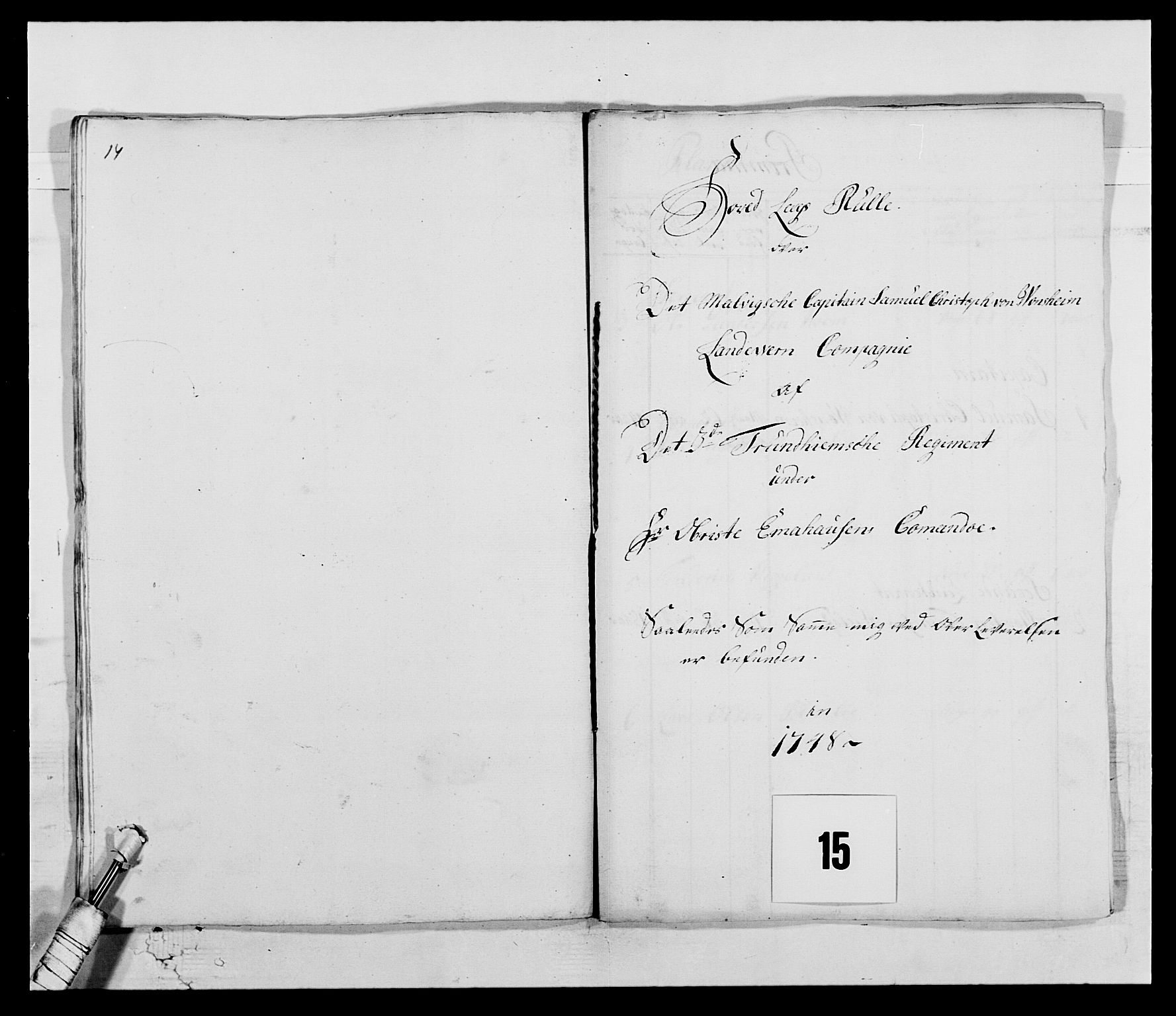 Kommanderende general (KG I) med Det norske krigsdirektorium, AV/RA-EA-5419/E/Ea/L0514: 3. Trondheimske regiment, 1737-1749, p. 215