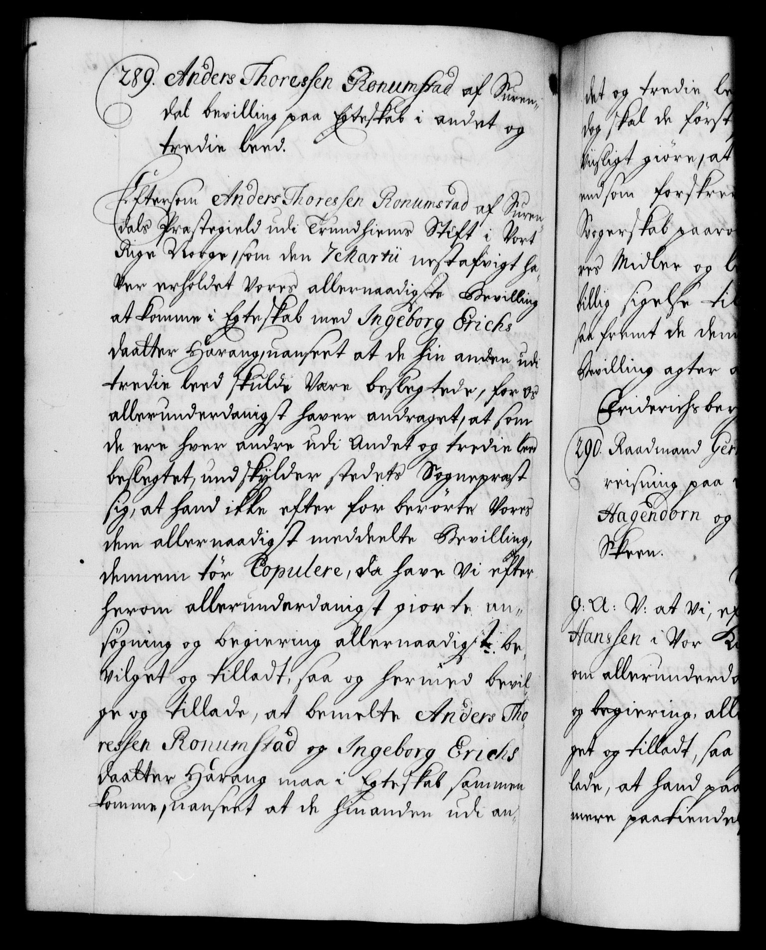 Danske Kanselli 1572-1799, AV/RA-EA-3023/F/Fc/Fca/Fcaa/L0023: Norske registre, 1720-1722, p. 403b