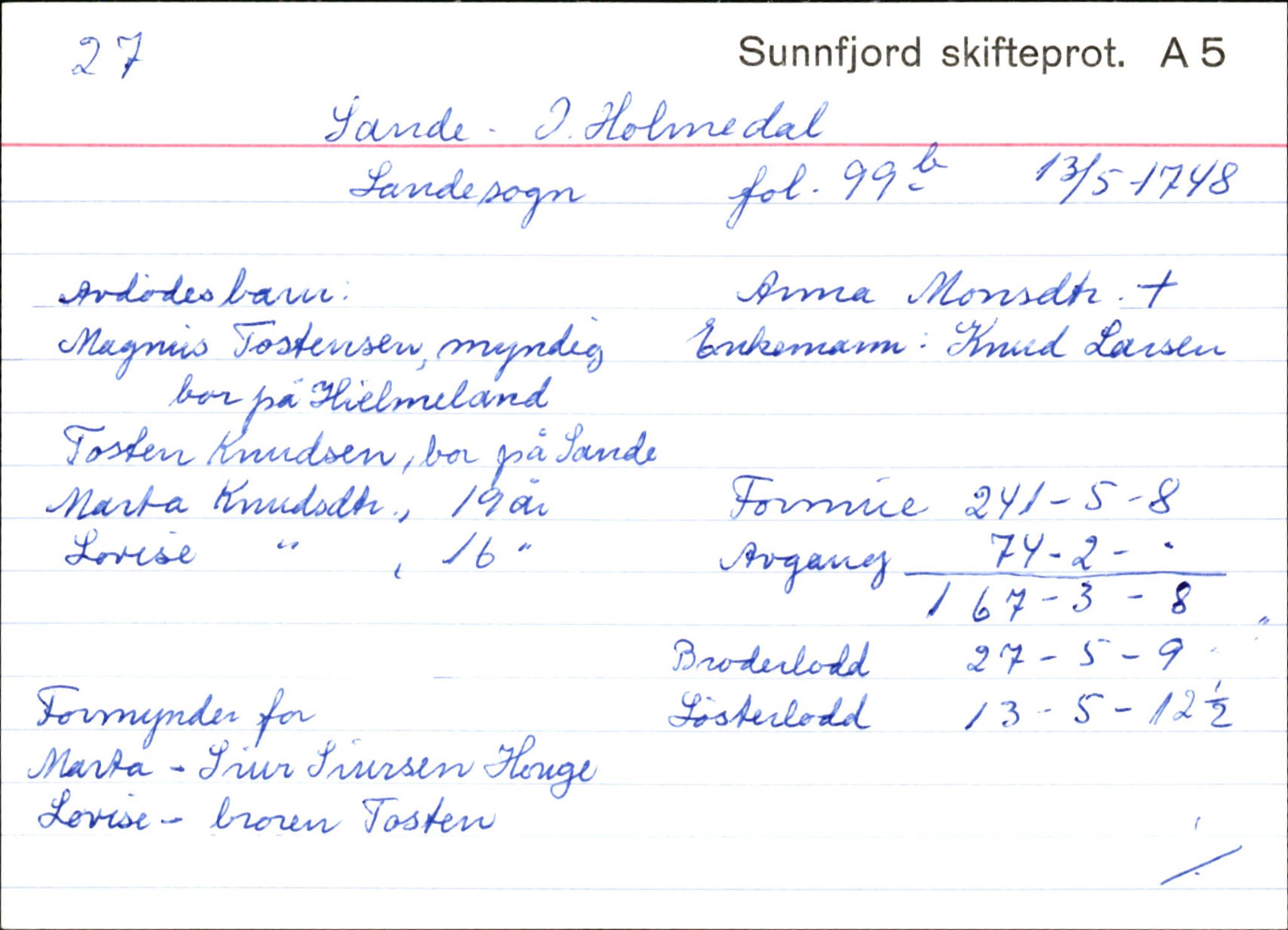 Skiftekort ved Statsarkivet i Bergen, SAB/SKIFTEKORT/003/L0003: Skifteprotokoll nr. 4-5, 1737-1751, p. 831