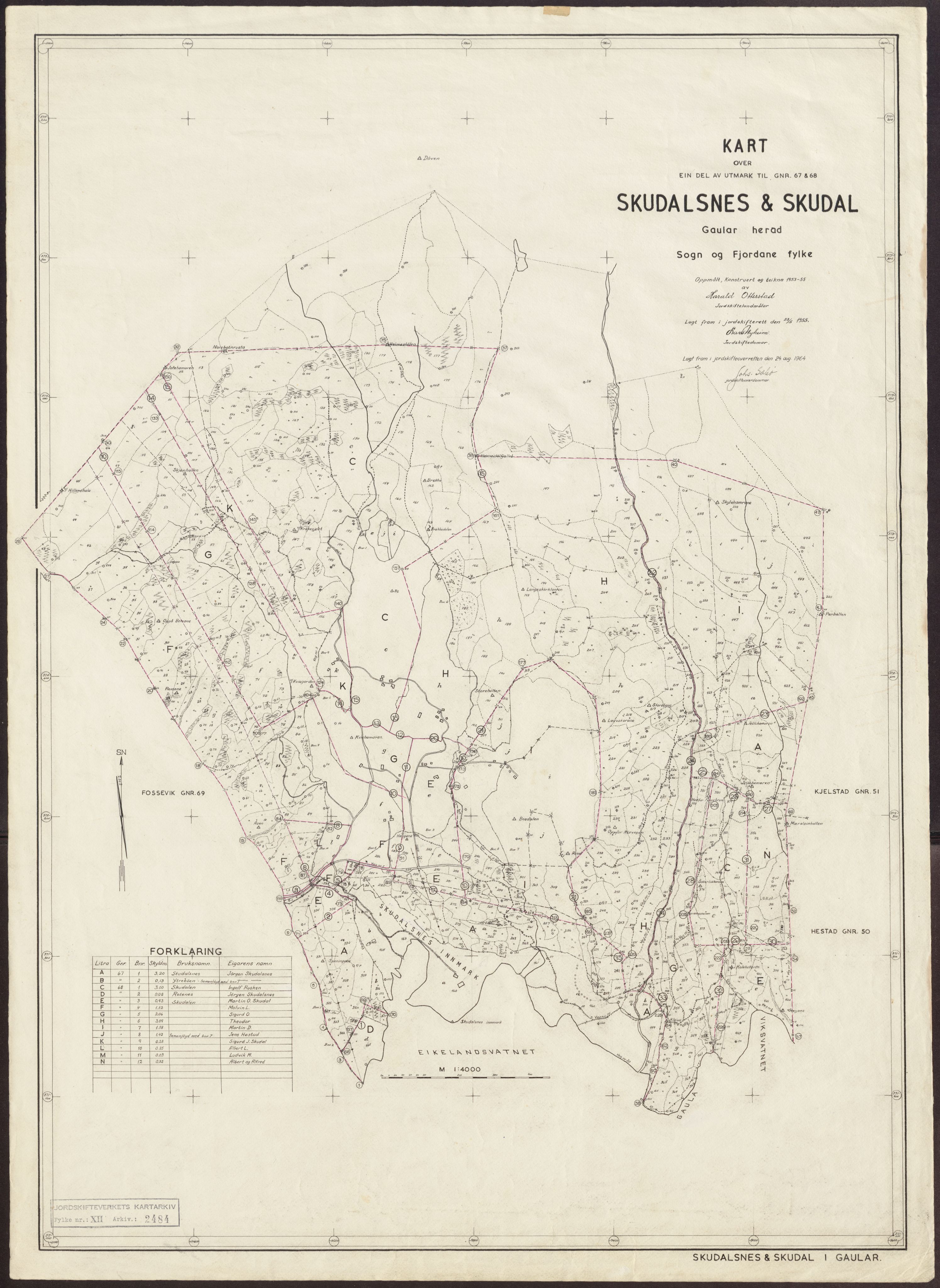 Jordskifteverkets kartarkiv, AV/RA-S-3929/T, 1859-1988, p. 3054