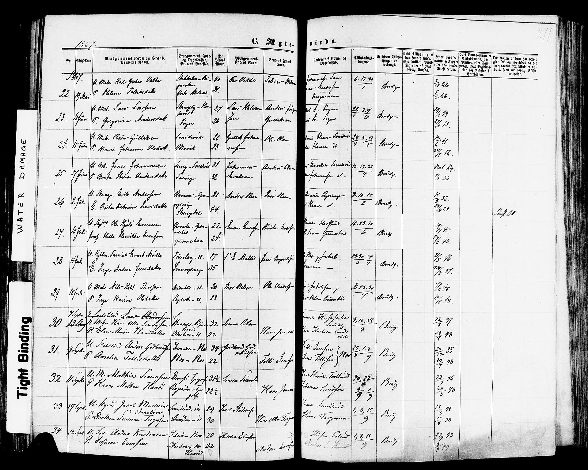 Nøtterøy kirkebøker, AV/SAKO-A-354/F/Fa/L0007: Parish register (official) no. I 7, 1865-1877, p. 277