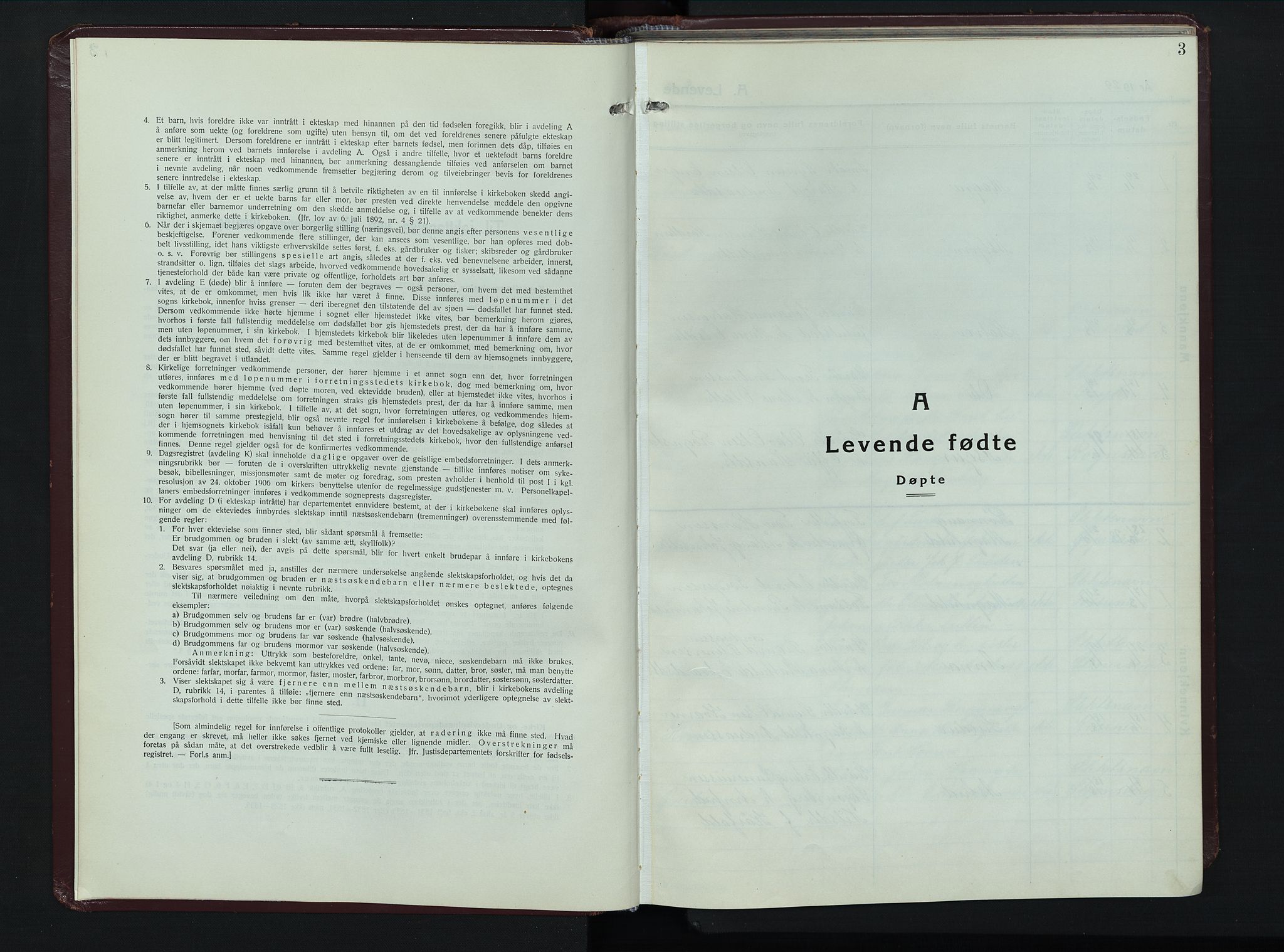 Øyer prestekontor, SAH/PREST-084/H/Ha/Hab/L0008: Parish register (copy) no. 8, 1929-1947, p. 3