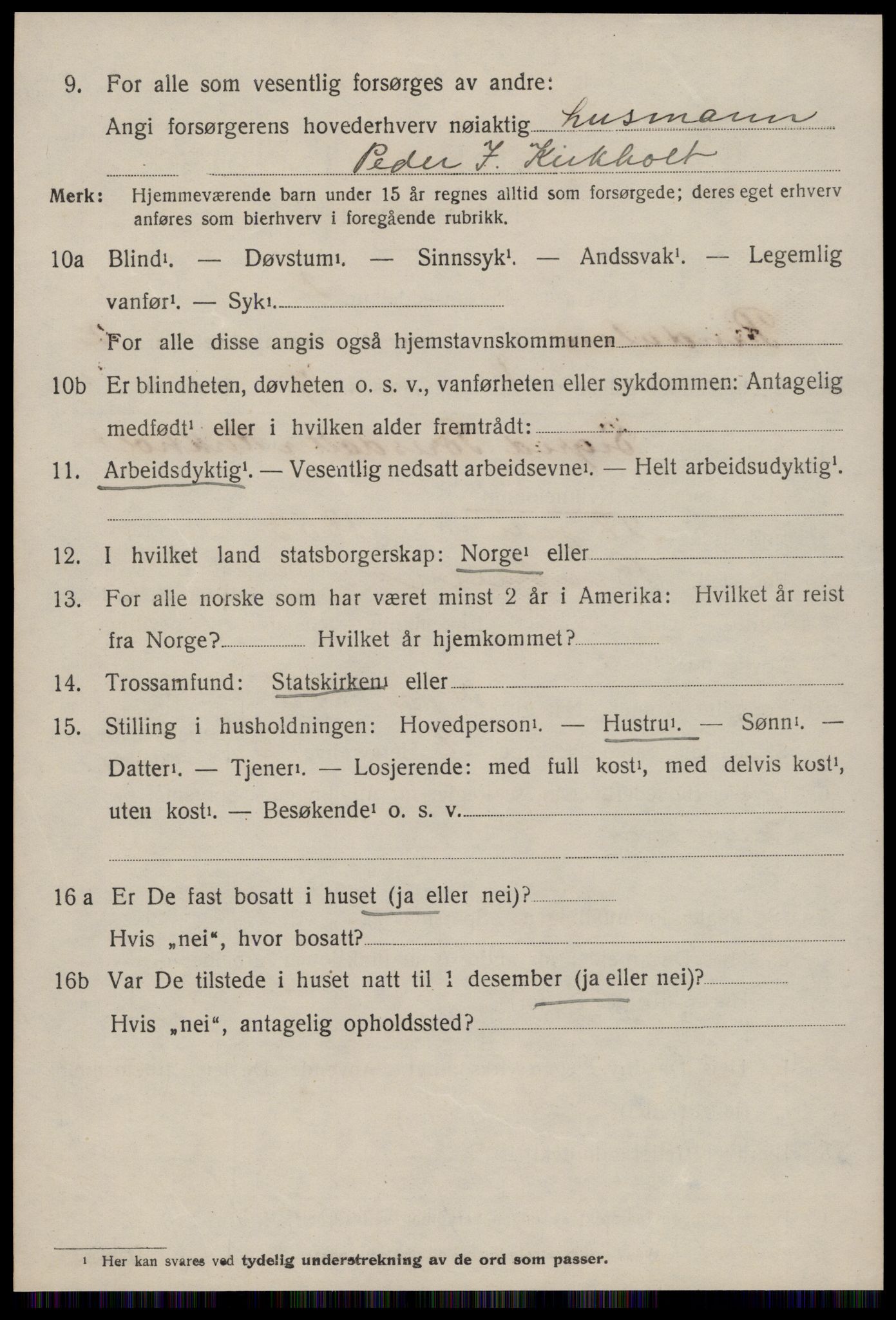 SAT, 1920 census for Rindal, 1920, p. 975