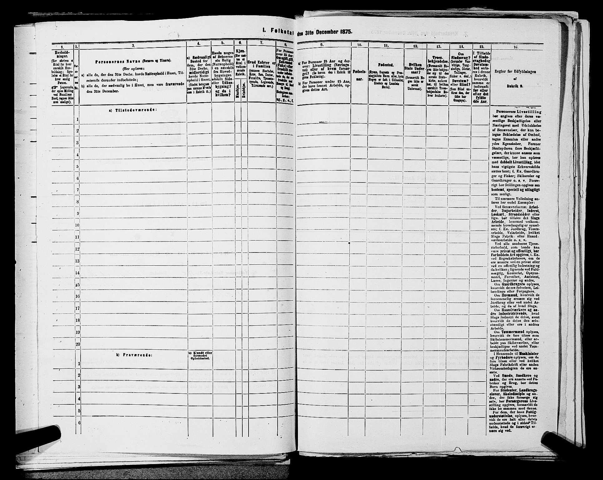 SAKO, 1875 census for 0632P Rollag, 1875, p. 125