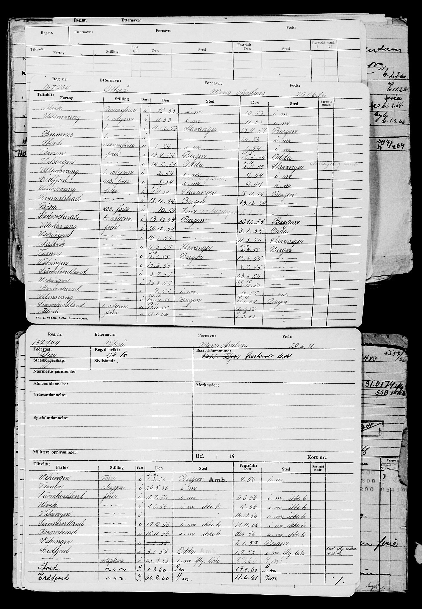 Direktoratet for sjømenn, AV/RA-S-3545/G/Gb/L0140: Hovedkort, 1916, p. 427