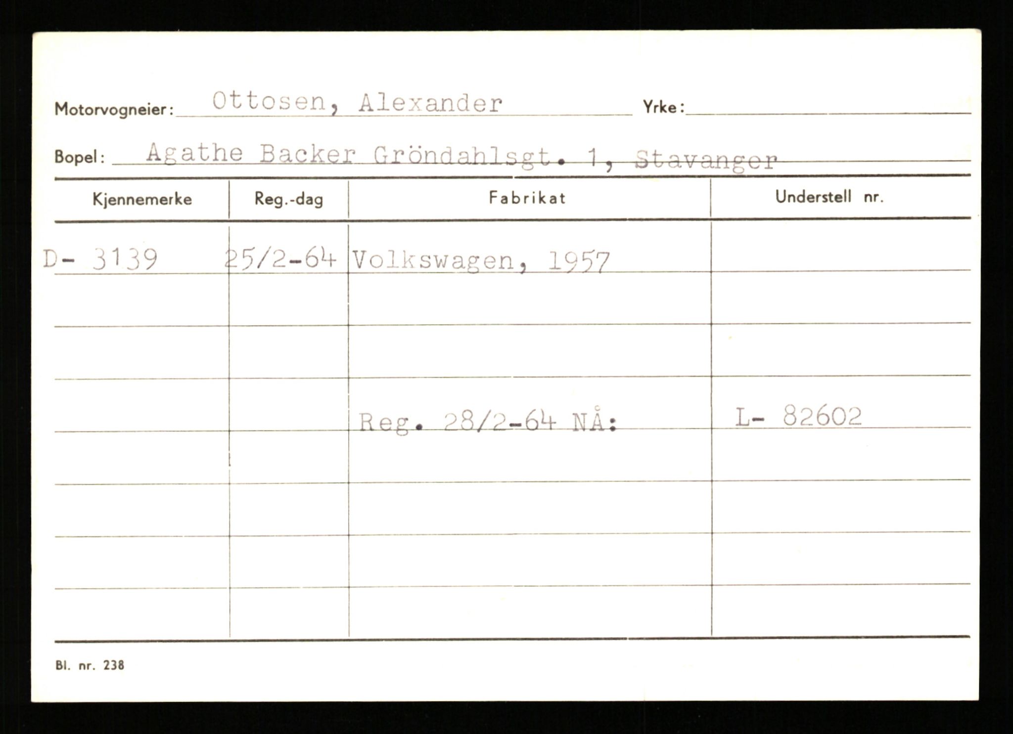 Stavanger trafikkstasjon, AV/SAST-A-101942/0/G/L0001: Registreringsnummer: 0 - 5782, 1930-1971, p. 2031