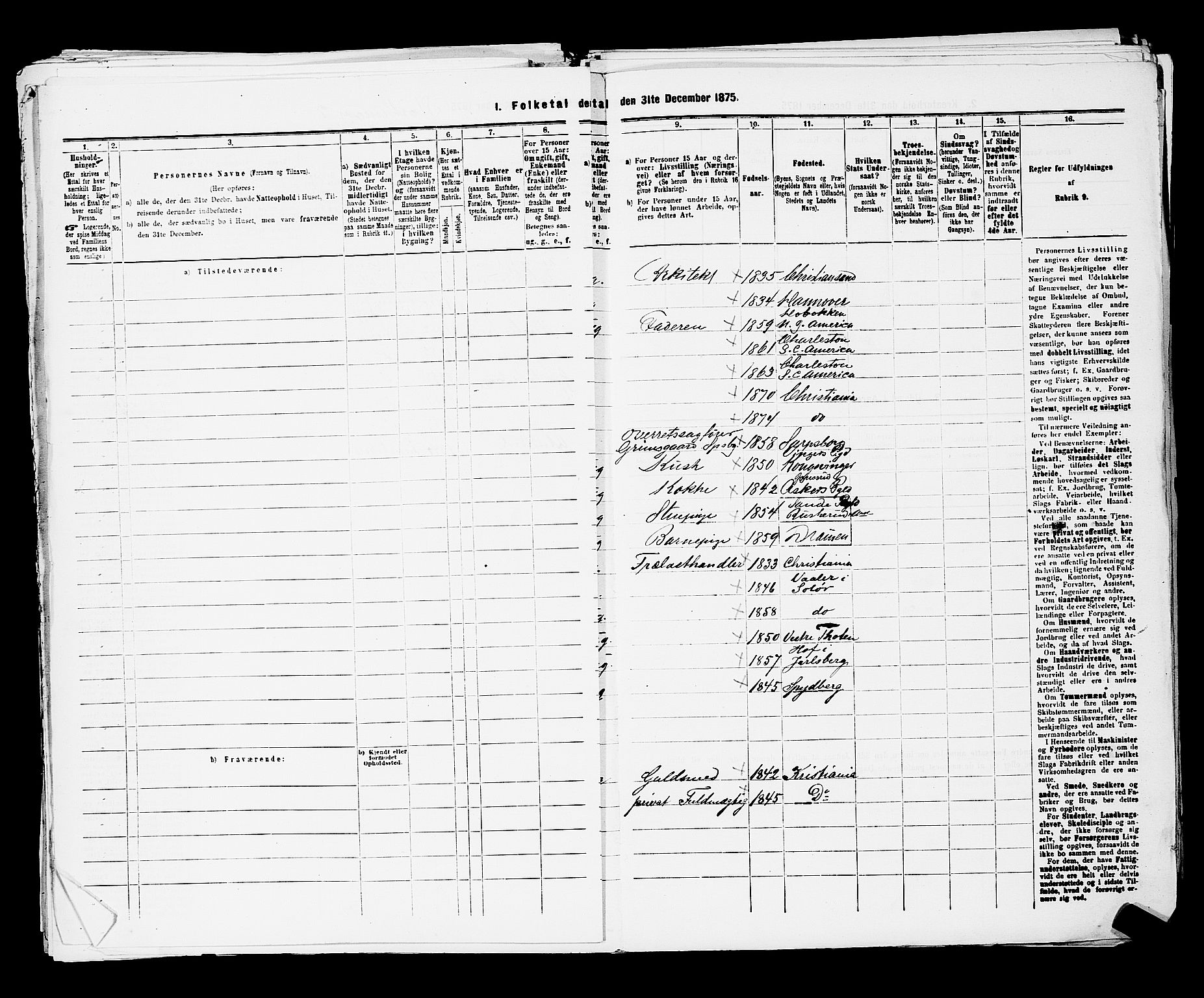 RA, 1875 census for 0301 Kristiania, 1875, p. 4935