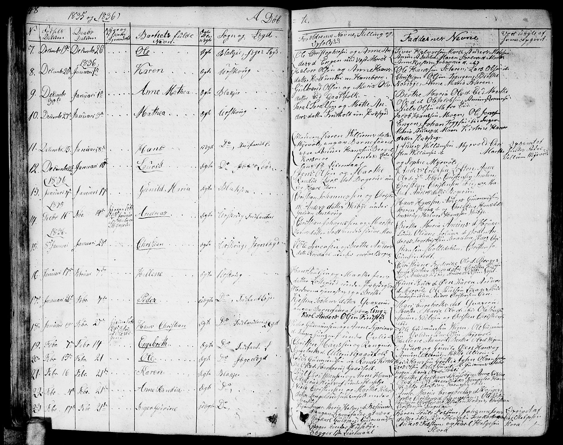 Aurskog prestekontor Kirkebøker, AV/SAO-A-10304a/G/Ga/L0002: Parish register (copy) no. I 2, 1829-1857, p. 48