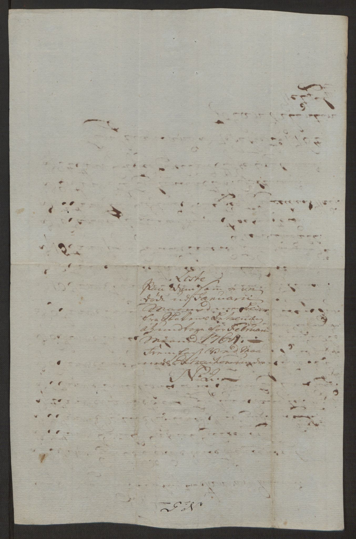 Rentekammeret inntil 1814, Reviderte regnskaper, Byregnskaper, AV/RA-EA-4066/R/Rm/L0265/0001: [M6] Kontribusjonsregnskap / Ekstraskatt, 1762-1764, p. 203