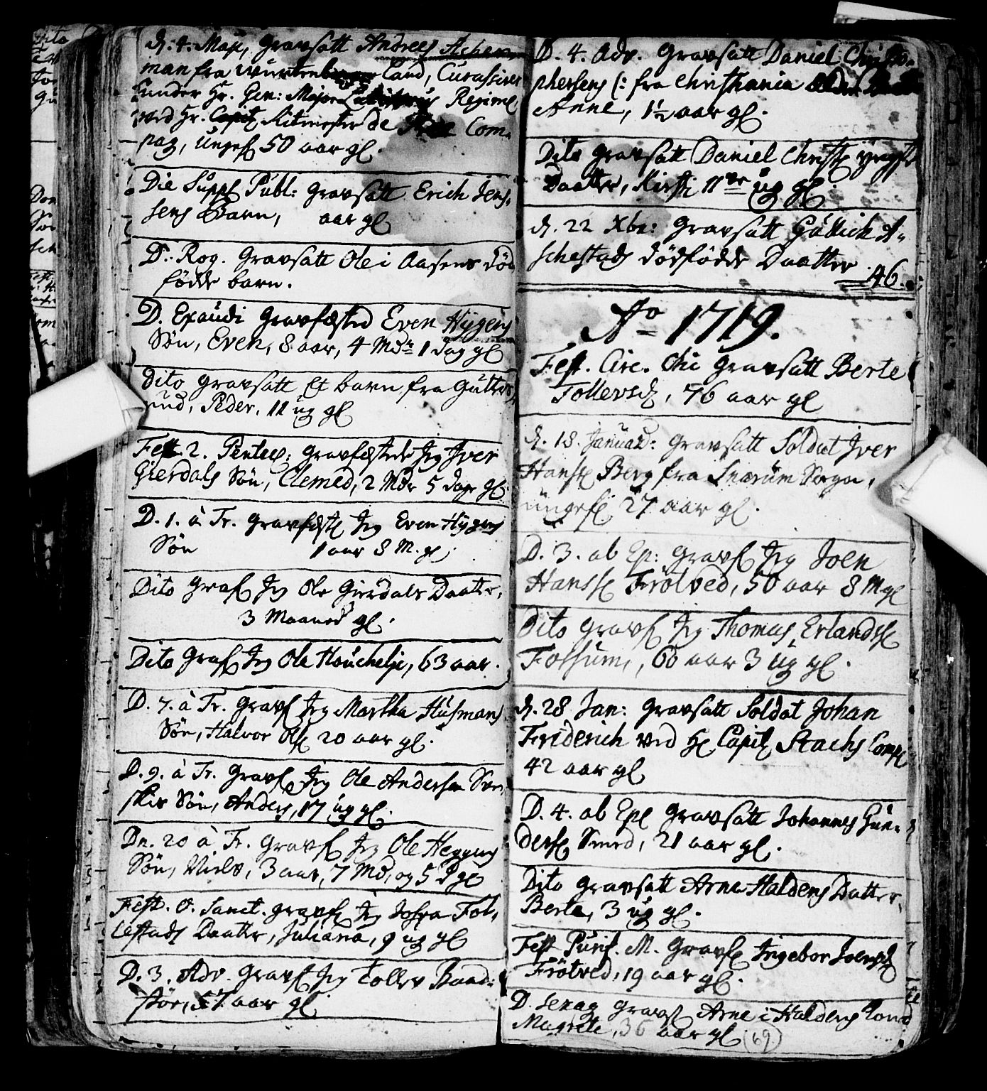 Røyken kirkebøker, SAKO/A-241/F/Fa/L0001: Parish register (official) no. 1, 1701-1730, p. 69