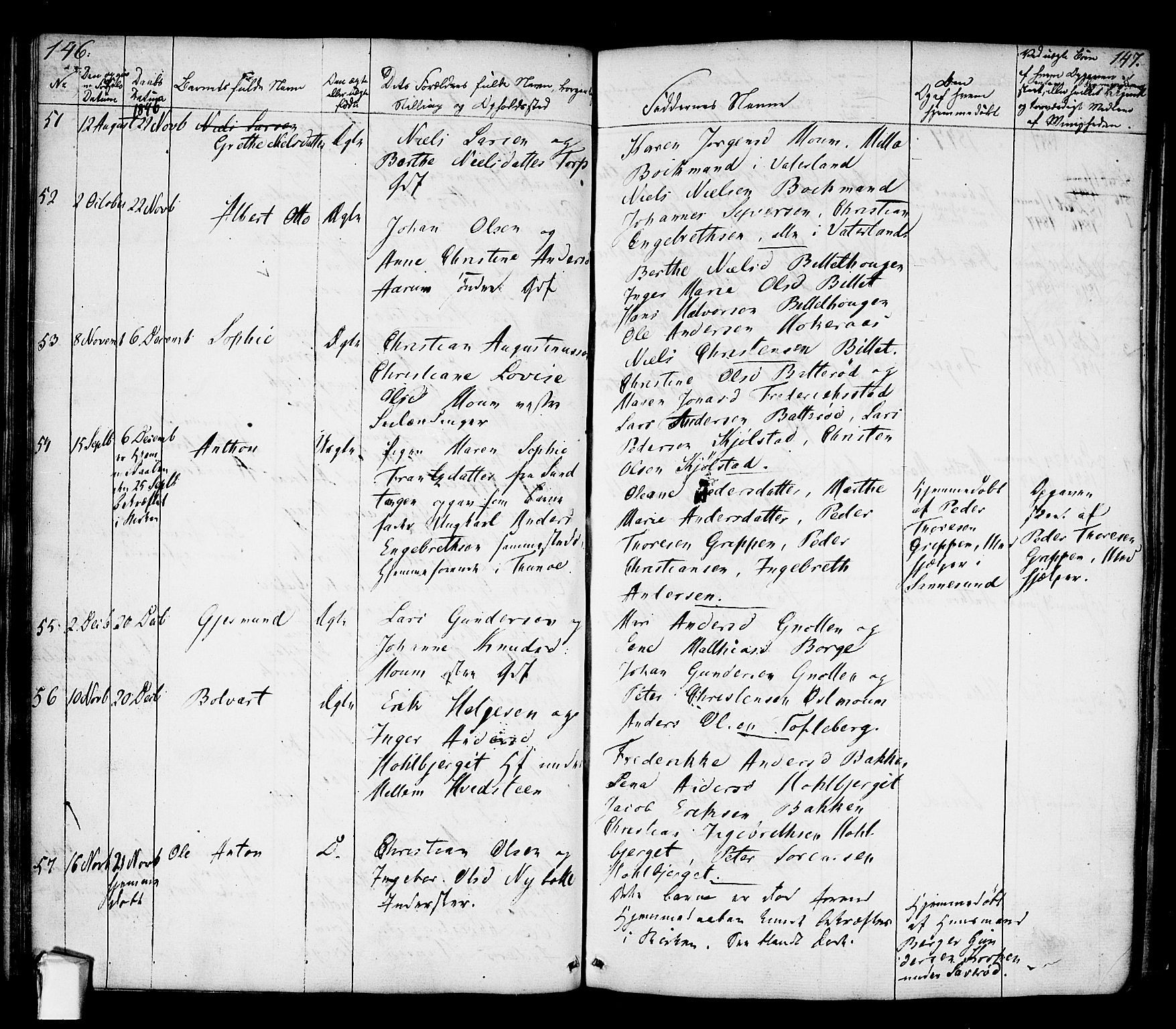 Borge prestekontor Kirkebøker, AV/SAO-A-10903/F/Fa/L0004: Parish register (official) no. I 4, 1836-1848, p. 146-147