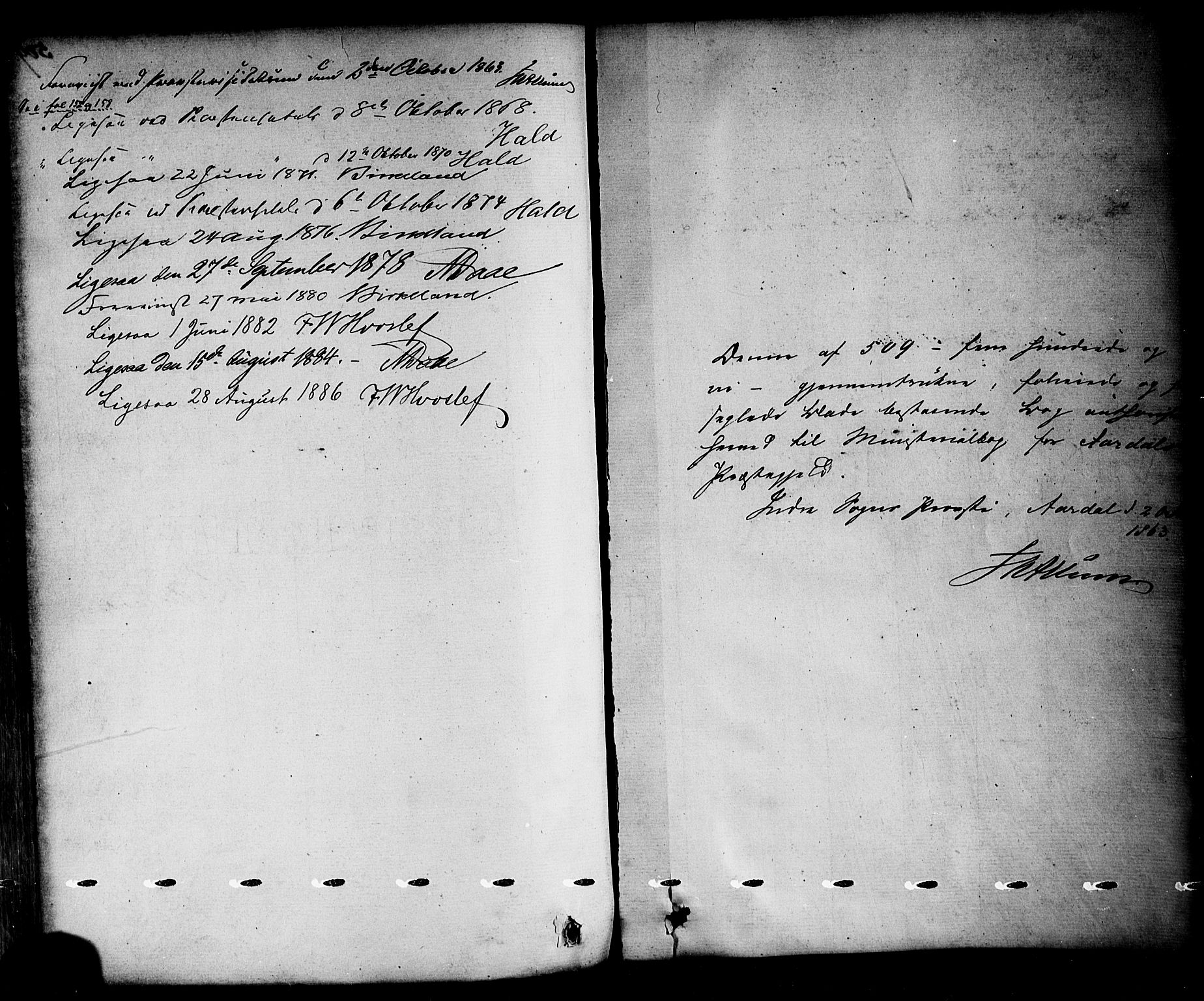 Årdal sokneprestembete, SAB/A-81701: Parish register (official) no. A 3, 1863-1886, p. 510