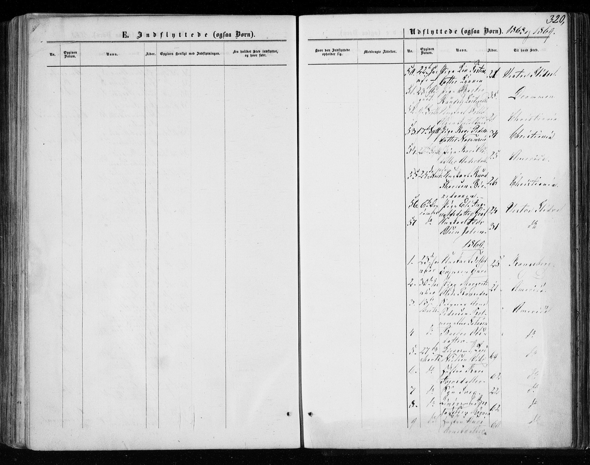 Gol kirkebøker, AV/SAKO-A-226/F/Fa/L0003: Parish register (official) no. I 3, 1863-1875, p. 320