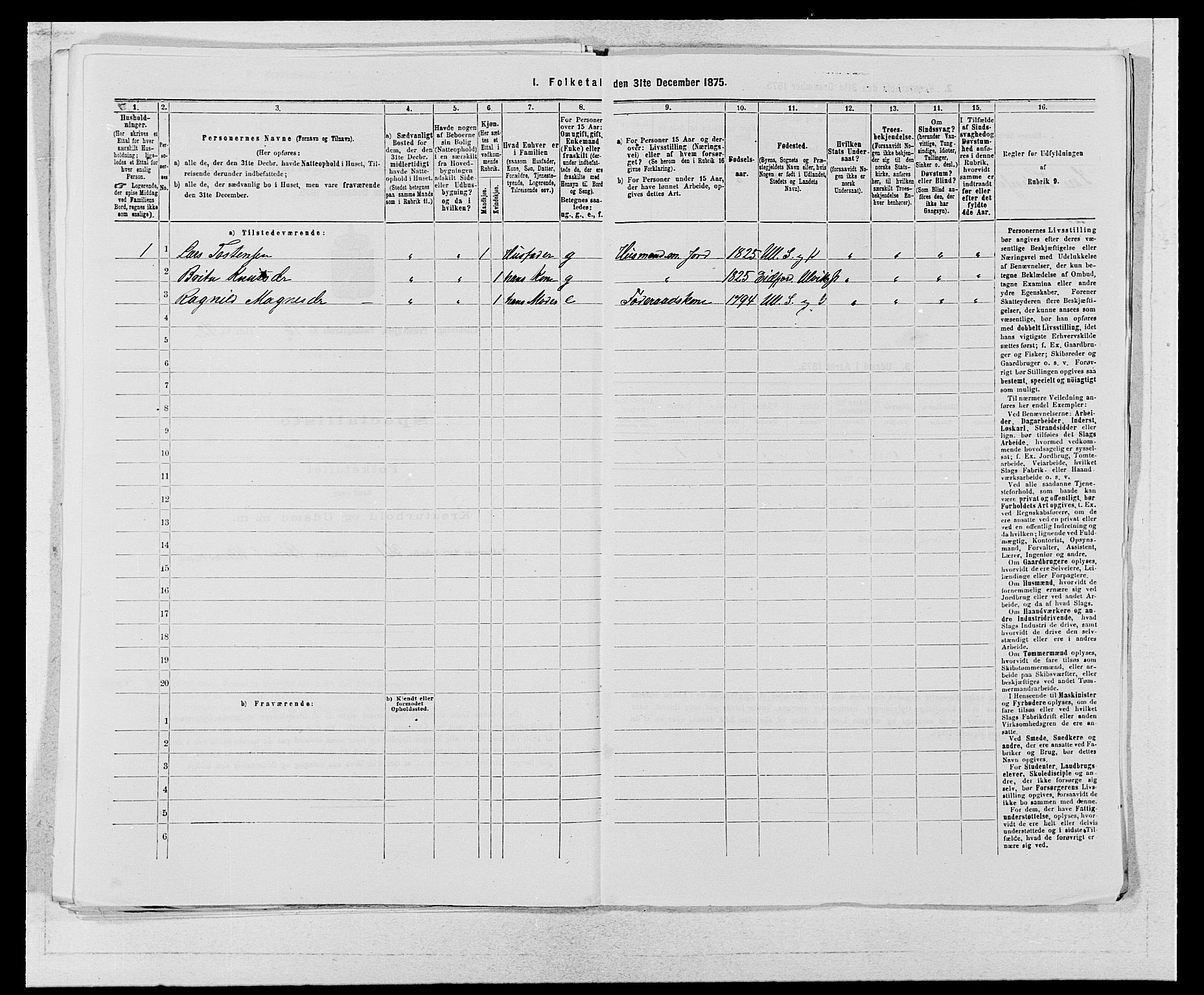 SAB, 1875 census for 1230P Ullensvang, 1875, p. 1734