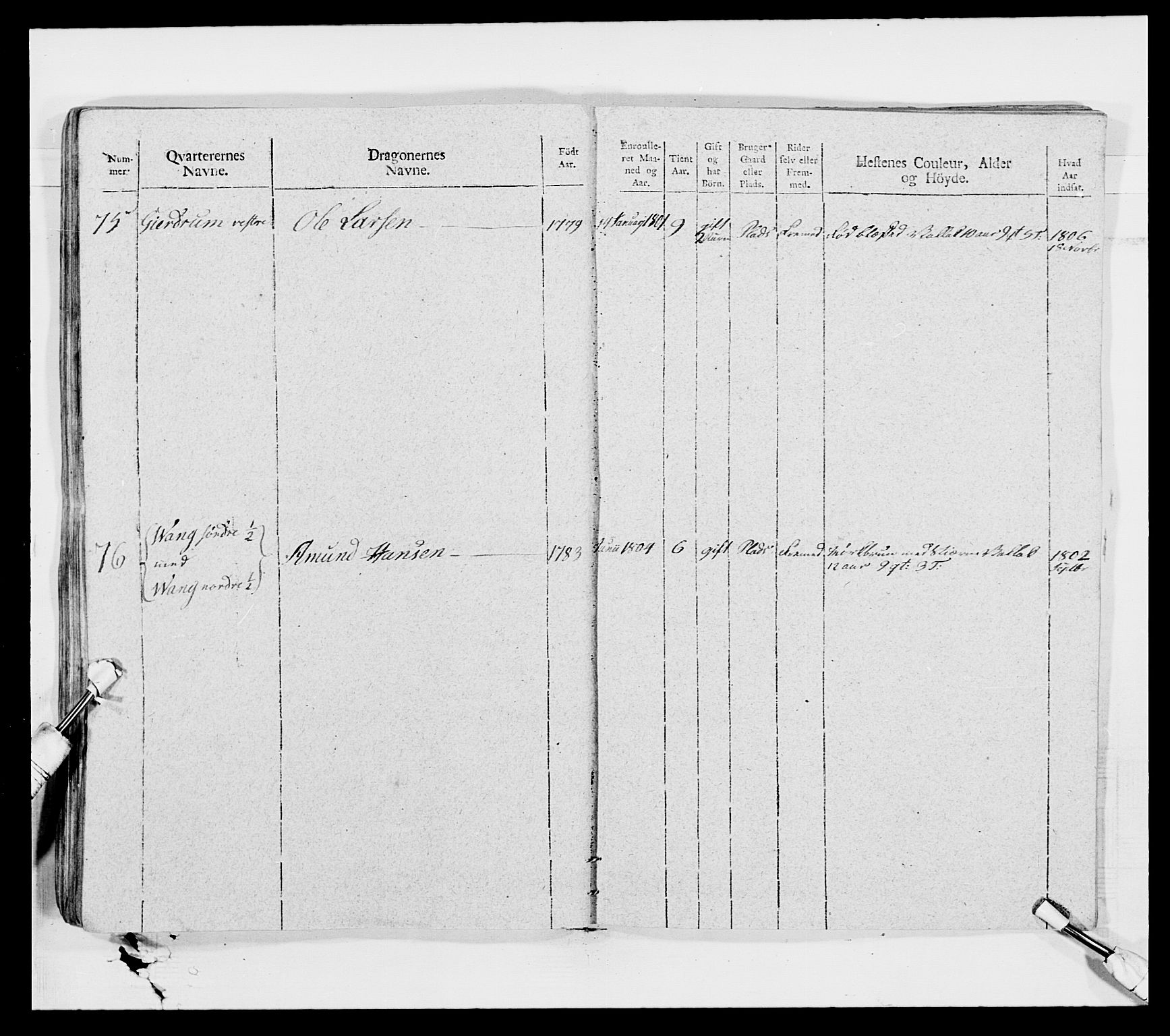 Generalitets- og kommissariatskollegiet, Det kongelige norske kommissariatskollegium, AV/RA-EA-5420/E/Eh/L0008: Akershusiske dragonregiment, 1807-1813, p. 397