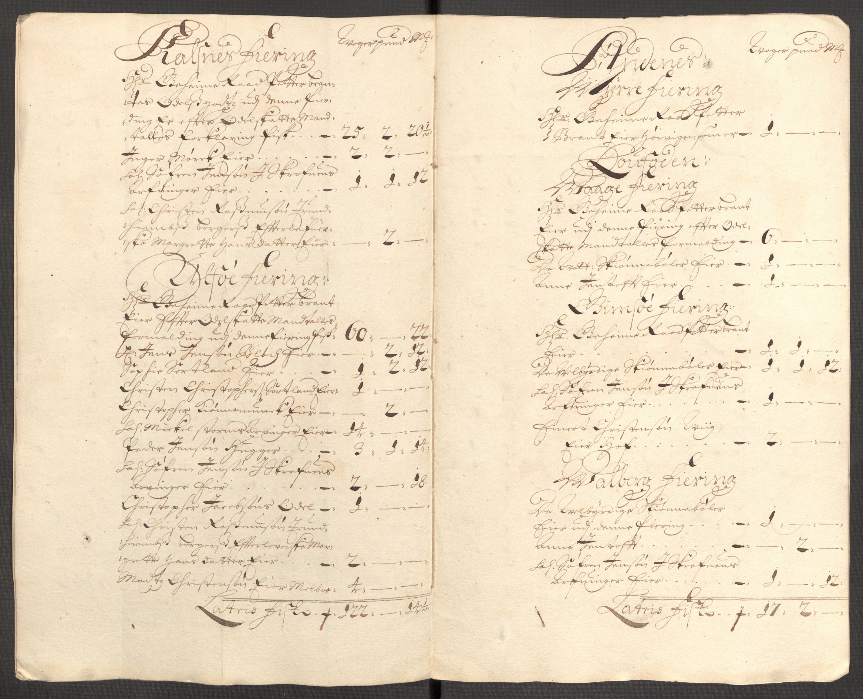 Rentekammeret inntil 1814, Reviderte regnskaper, Fogderegnskap, RA/EA-4092/R67/L4678: Fogderegnskap Vesterålen, Andenes og Lofoten, 1696-1708, p. 251