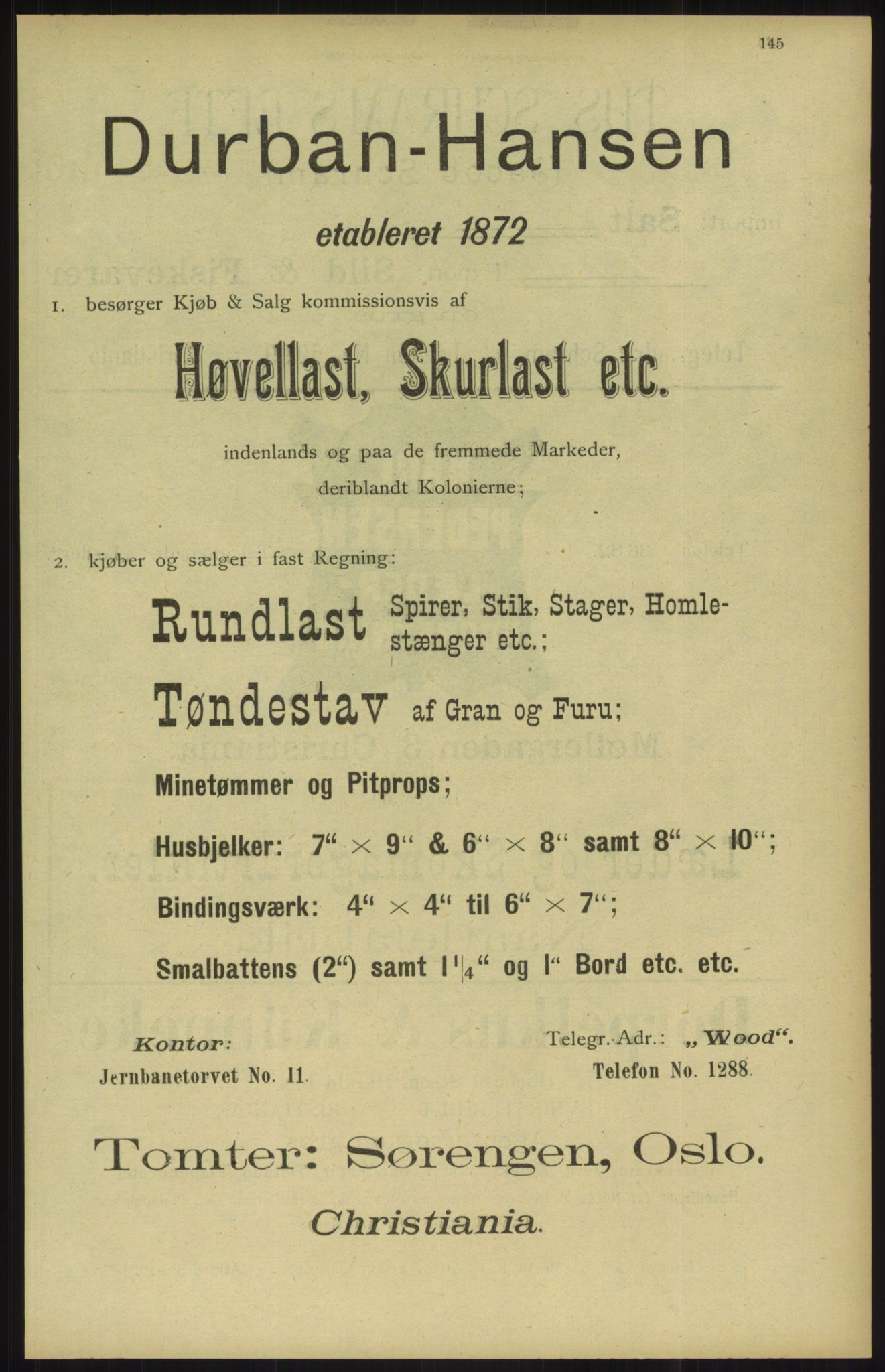 Kristiania/Oslo adressebok, PUBL/-, 1904, p. 145