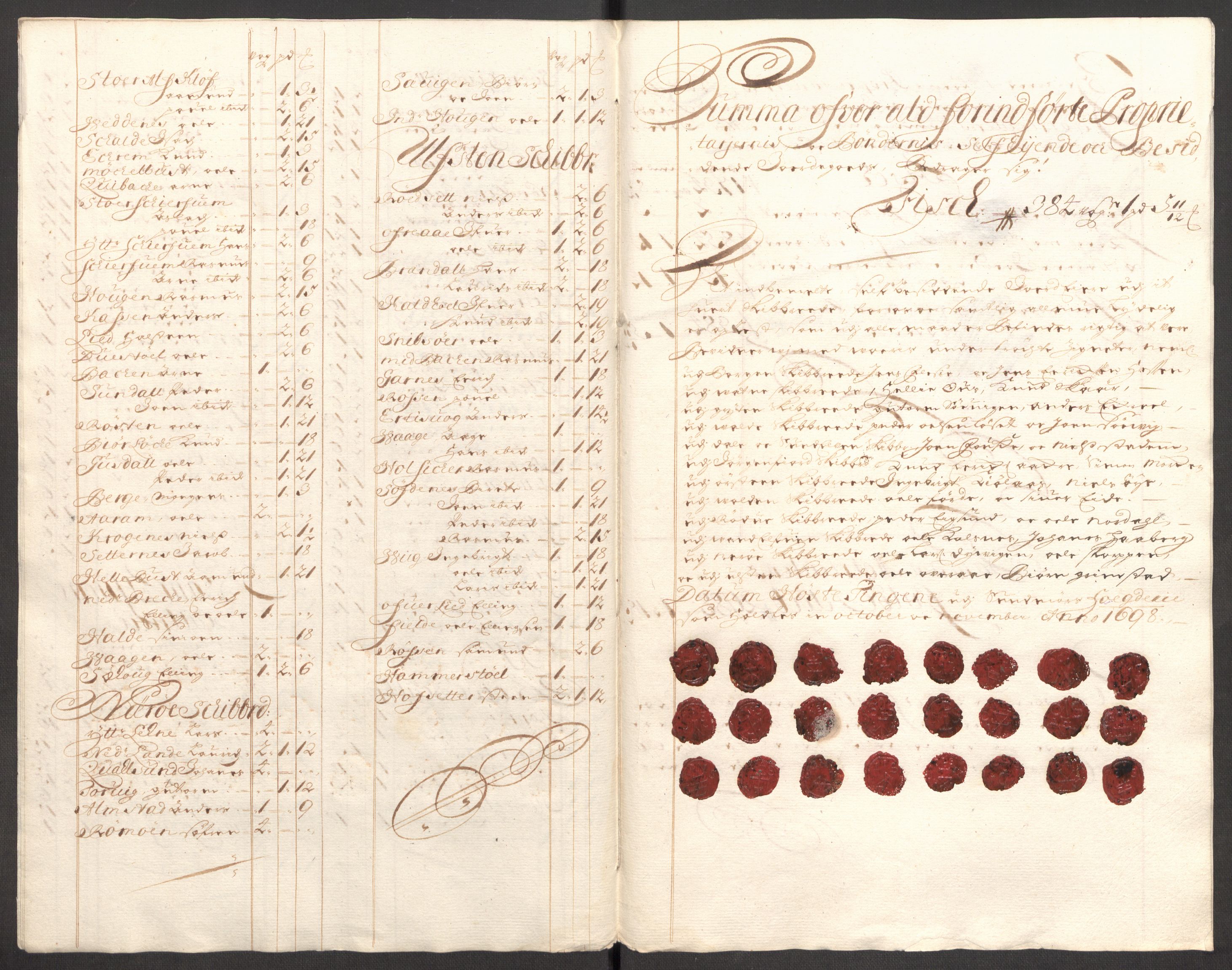 Rentekammeret inntil 1814, Reviderte regnskaper, Fogderegnskap, AV/RA-EA-4092/R54/L3556: Fogderegnskap Sunnmøre, 1696-1698, p. 371