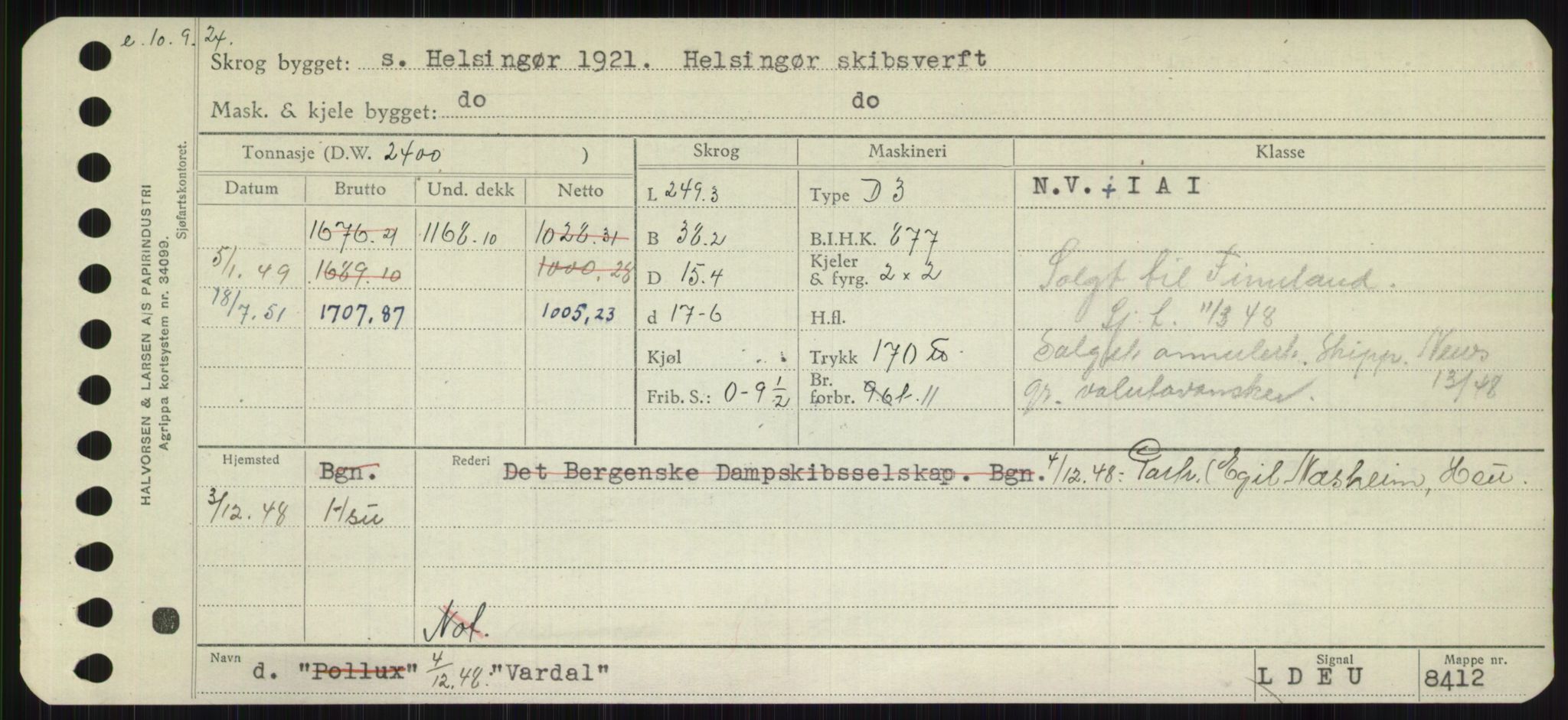 Sjøfartsdirektoratet med forløpere, Skipsmålingen, AV/RA-S-1627/H/Hb/L0005: Fartøy, T-Å, p. 271