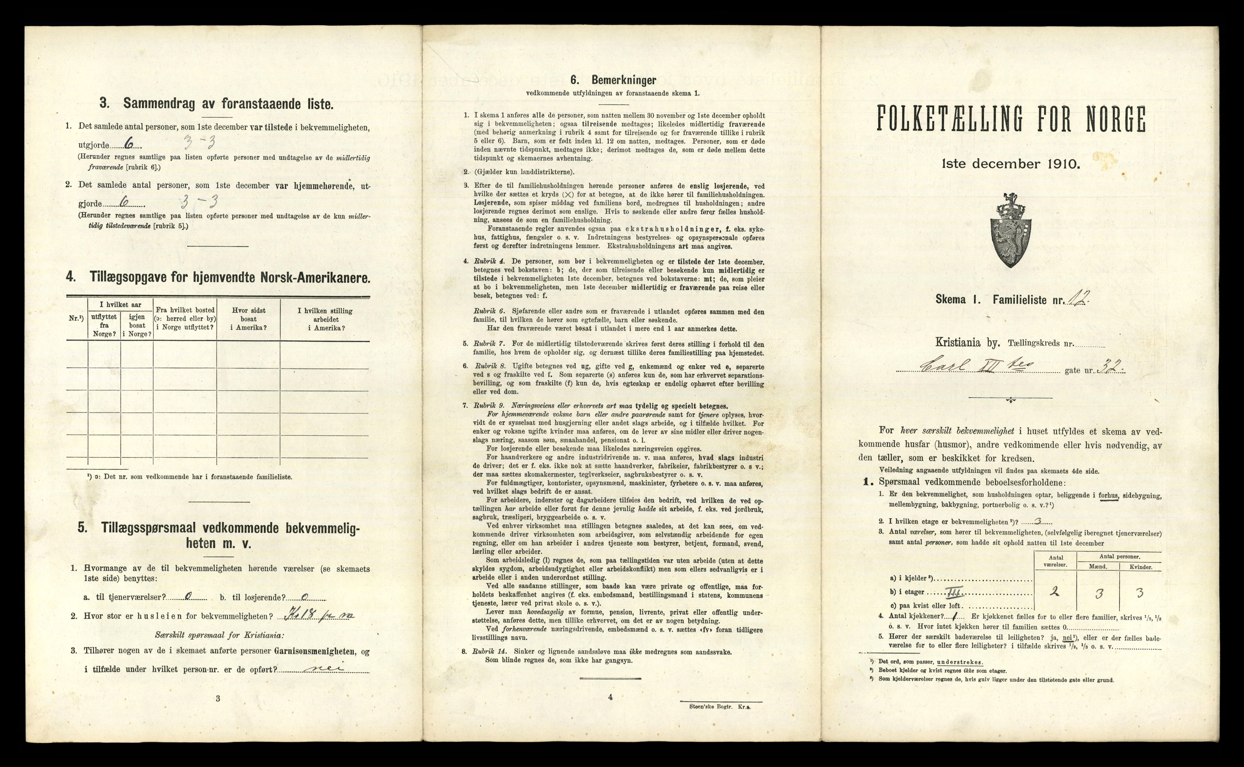 RA, 1910 census for Kristiania, 1910, p. 47461