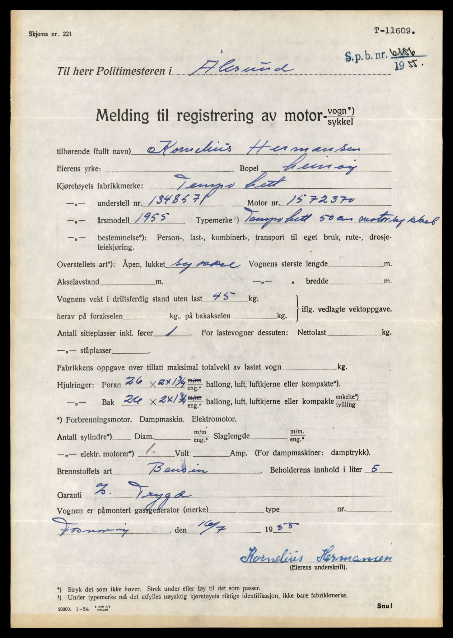 Møre og Romsdal vegkontor - Ålesund trafikkstasjon, AV/SAT-A-4099/F/Fe/L0029: Registreringskort for kjøretøy T 11430 - T 11619, 1927-1998, p. 2815