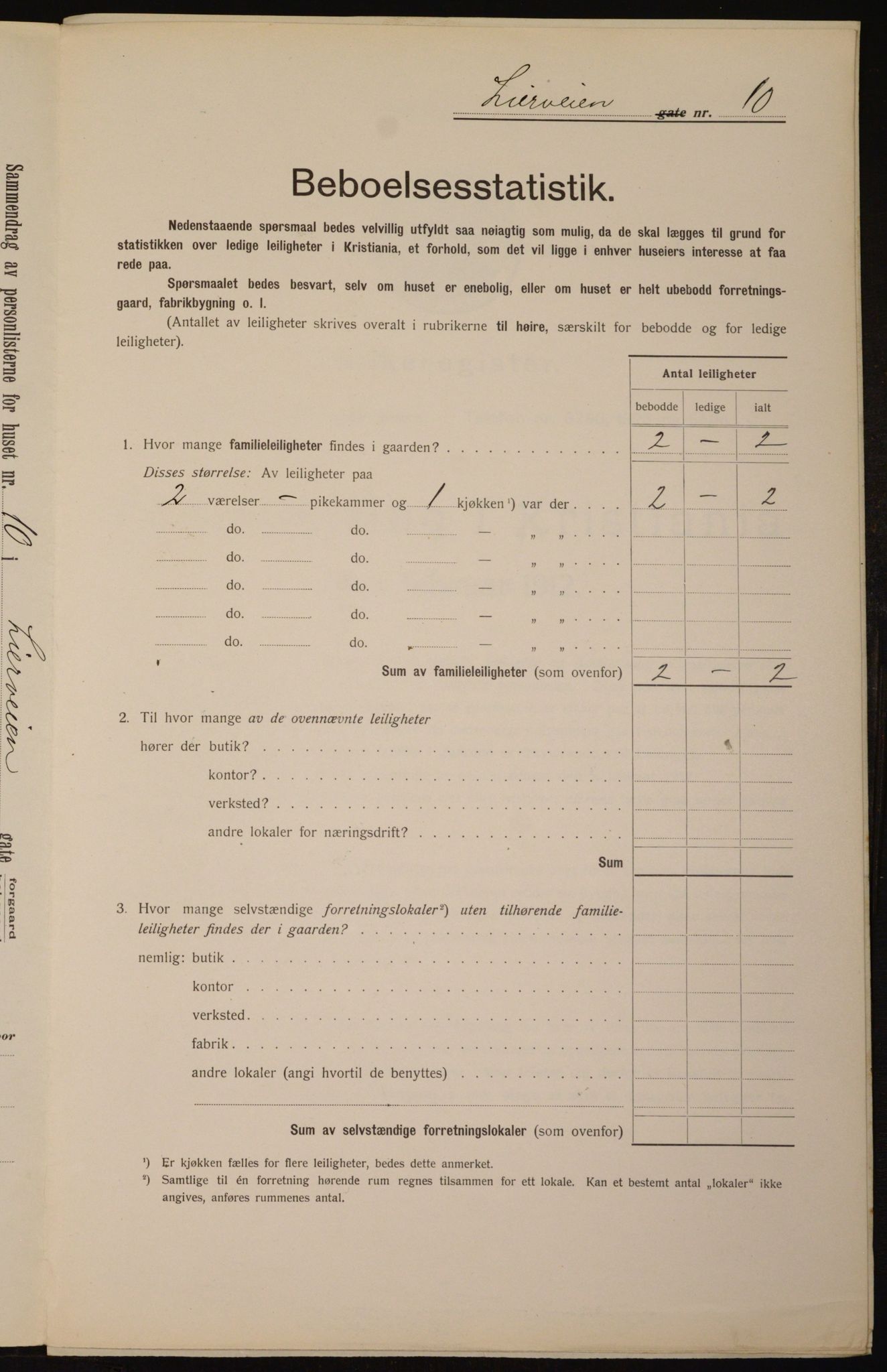 OBA, Municipal Census 1912 for Kristiania, 1912, p. 57848