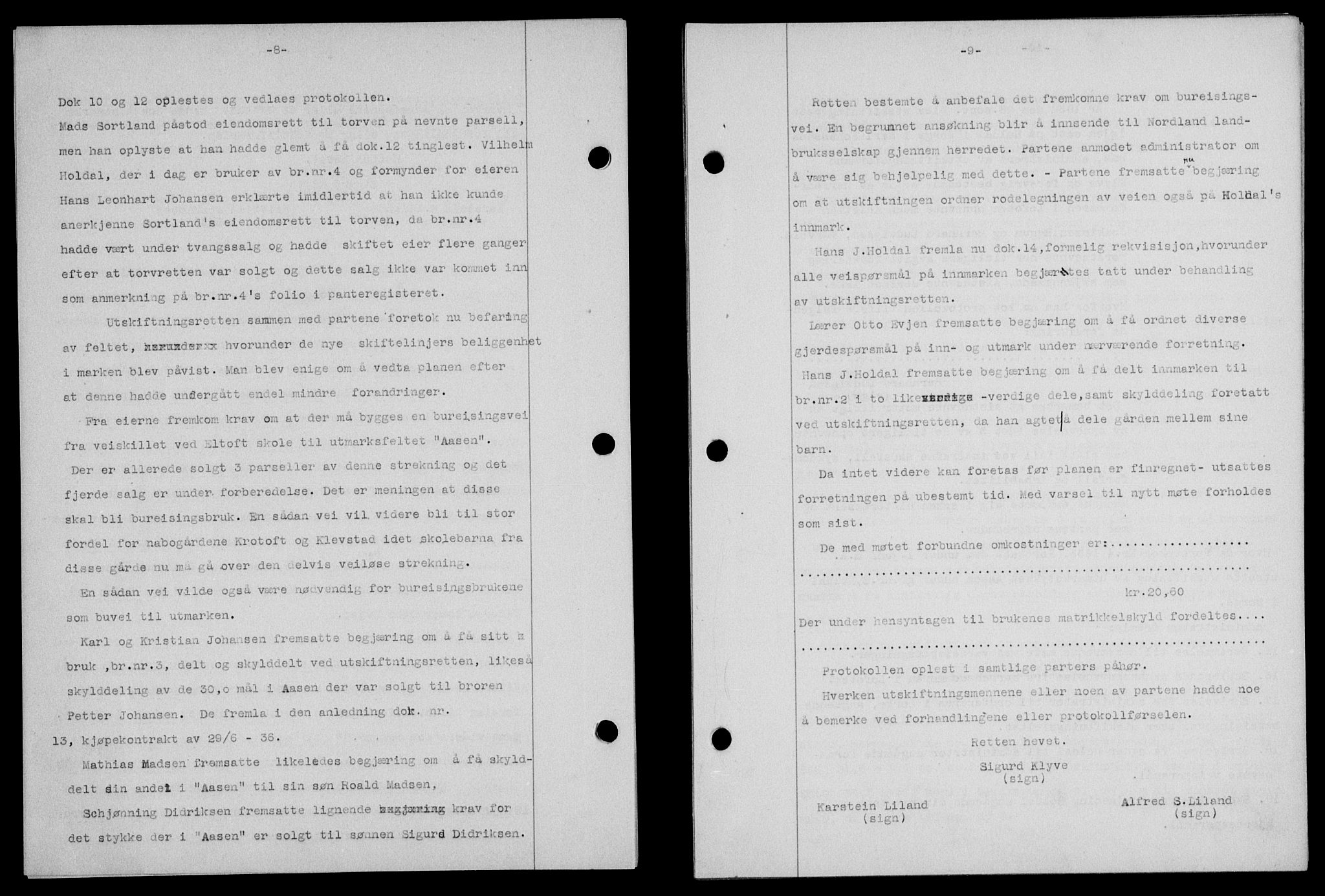 Lofoten sorenskriveri, SAT/A-0017/1/2/2C/L0005a: Mortgage book no. 5a, 1939-1939, Diary no: : 58/1939