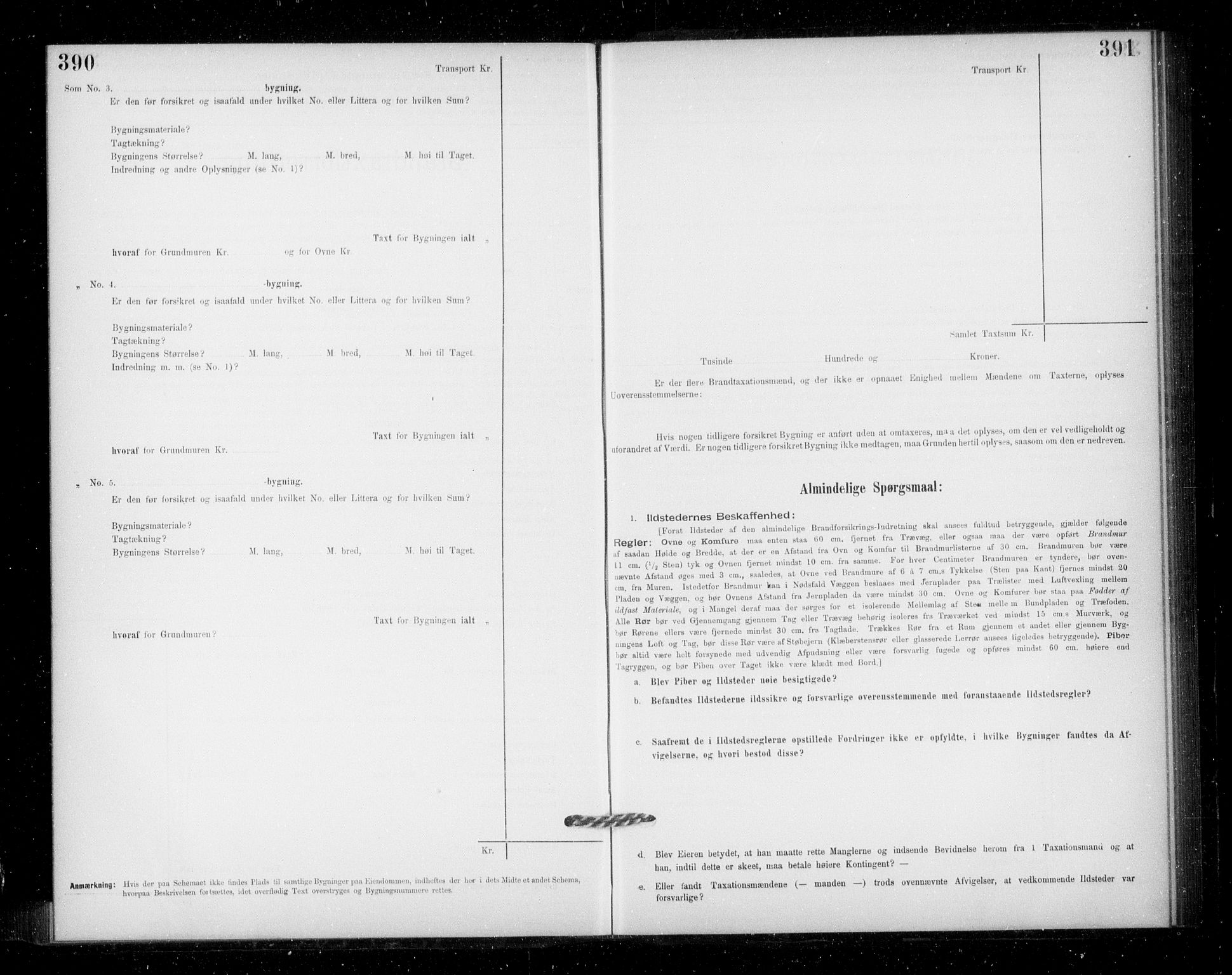 Lensmannen i Jondal, AV/SAB-A-33101/0012/L0005: Branntakstprotokoll, skjematakst, 1894-1951, p. 390-391