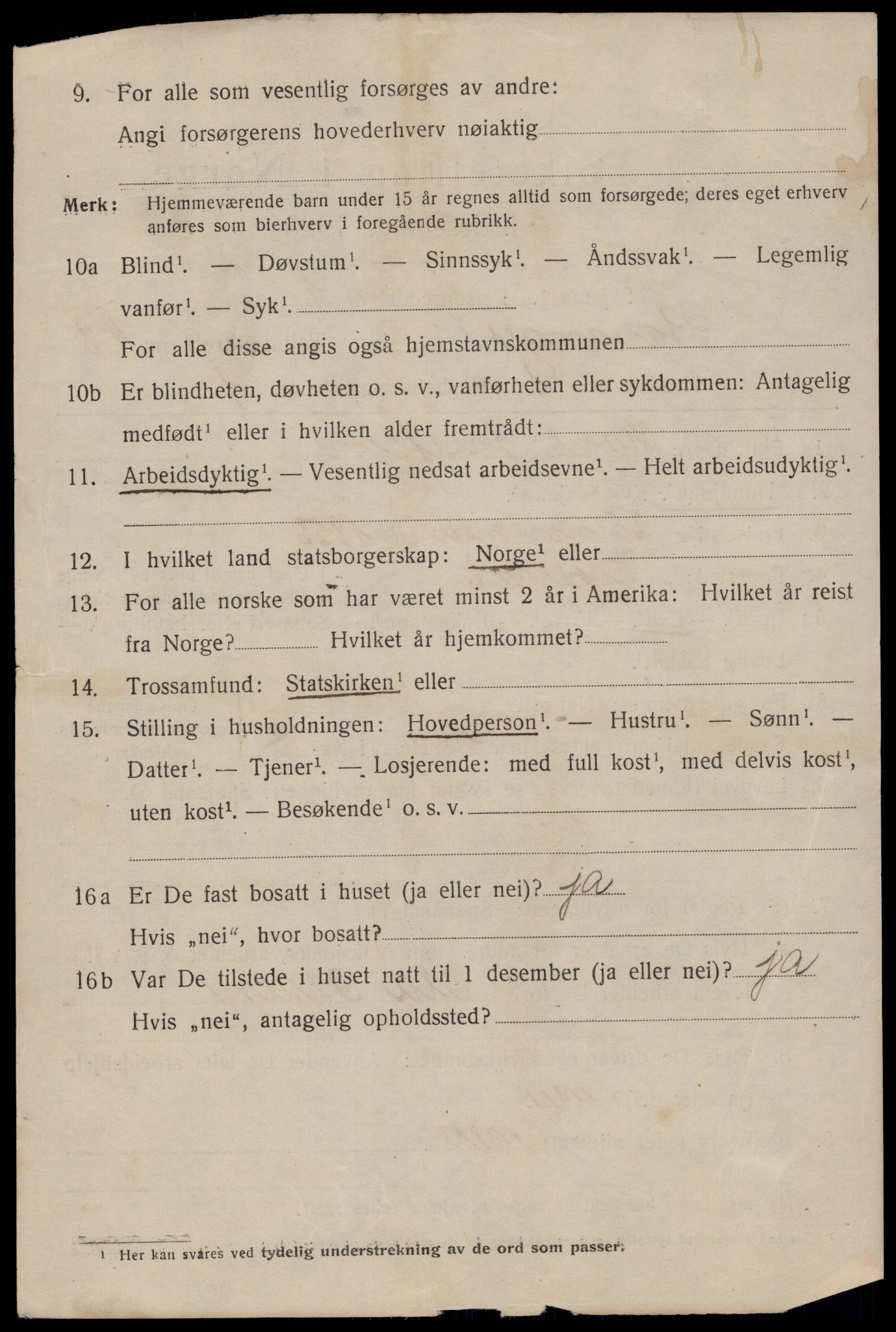 SAST, 1920 census for Stavanger, 1920, p. 115299